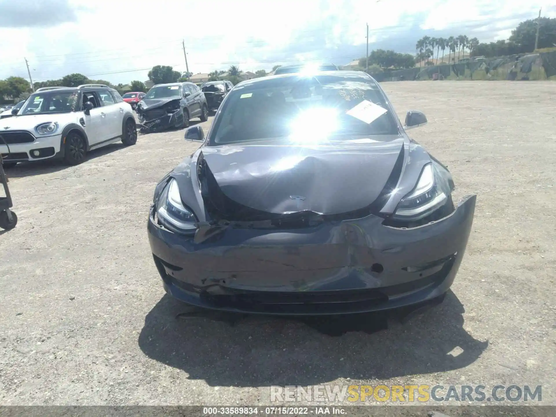 6 Photograph of a damaged car 5YJ3E1EB4LF620175 TESLA MODEL 3 2020