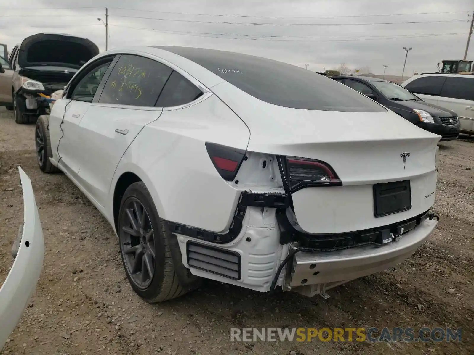 3 Photograph of a damaged car 5YJ3E1EB4LF622279 TESLA MODEL 3 2020