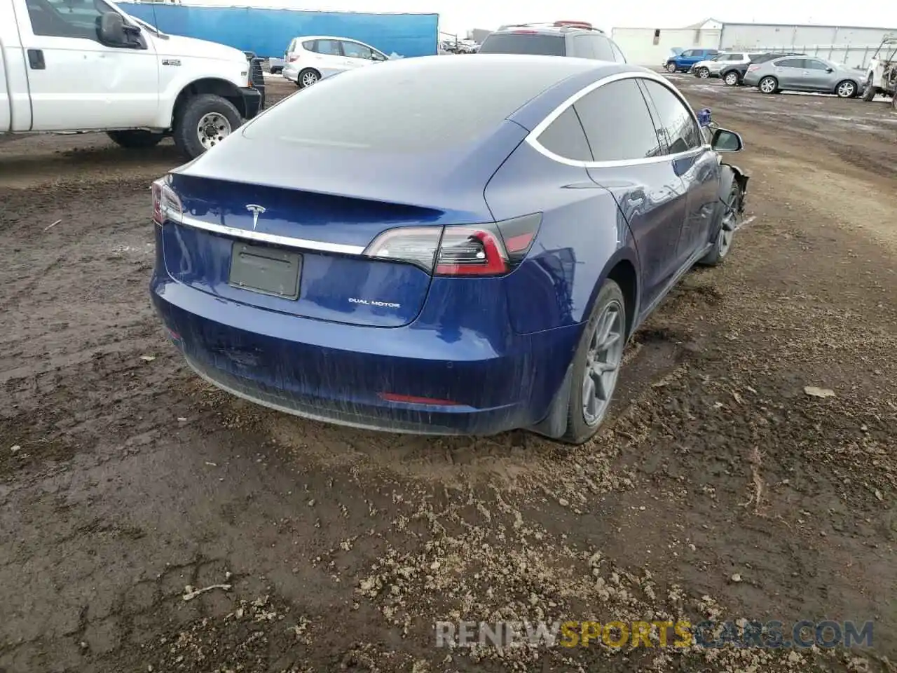 4 Фотография поврежденного автомобиля 5YJ3E1EB4LF636277 TESLA MODEL 3 2020