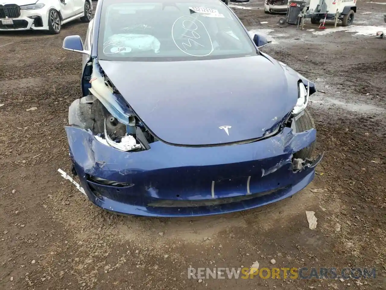 9 Photograph of a damaged car 5YJ3E1EB4LF636277 TESLA MODEL 3 2020