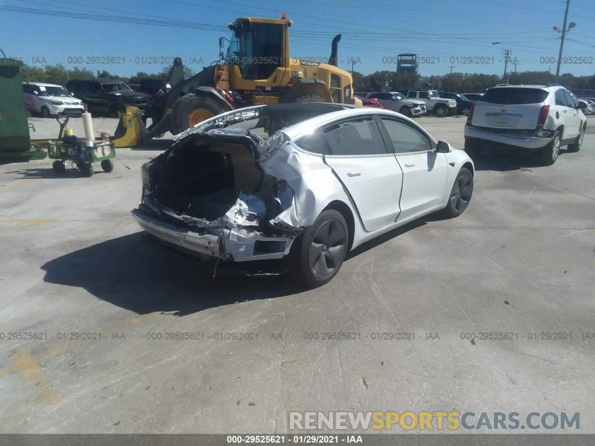 4 Photograph of a damaged car 5YJ3E1EB4LF637610 TESLA MODEL 3 2020
