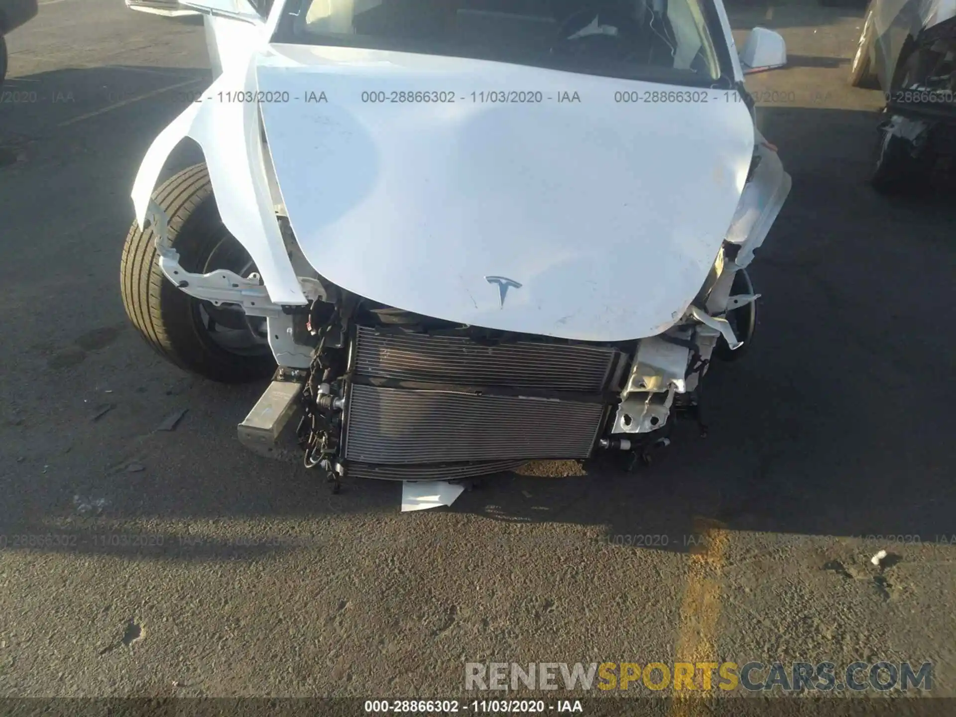 6 Photograph of a damaged car 5YJ3E1EB4LF650339 TESLA MODEL 3 2020