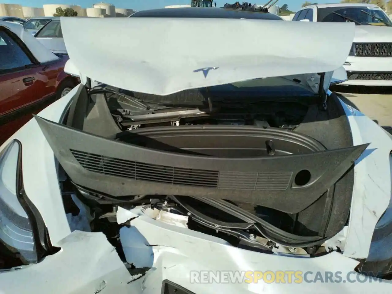 7 Photograph of a damaged car 5YJ3E1EB4LF651748 TESLA MODEL 3 2020