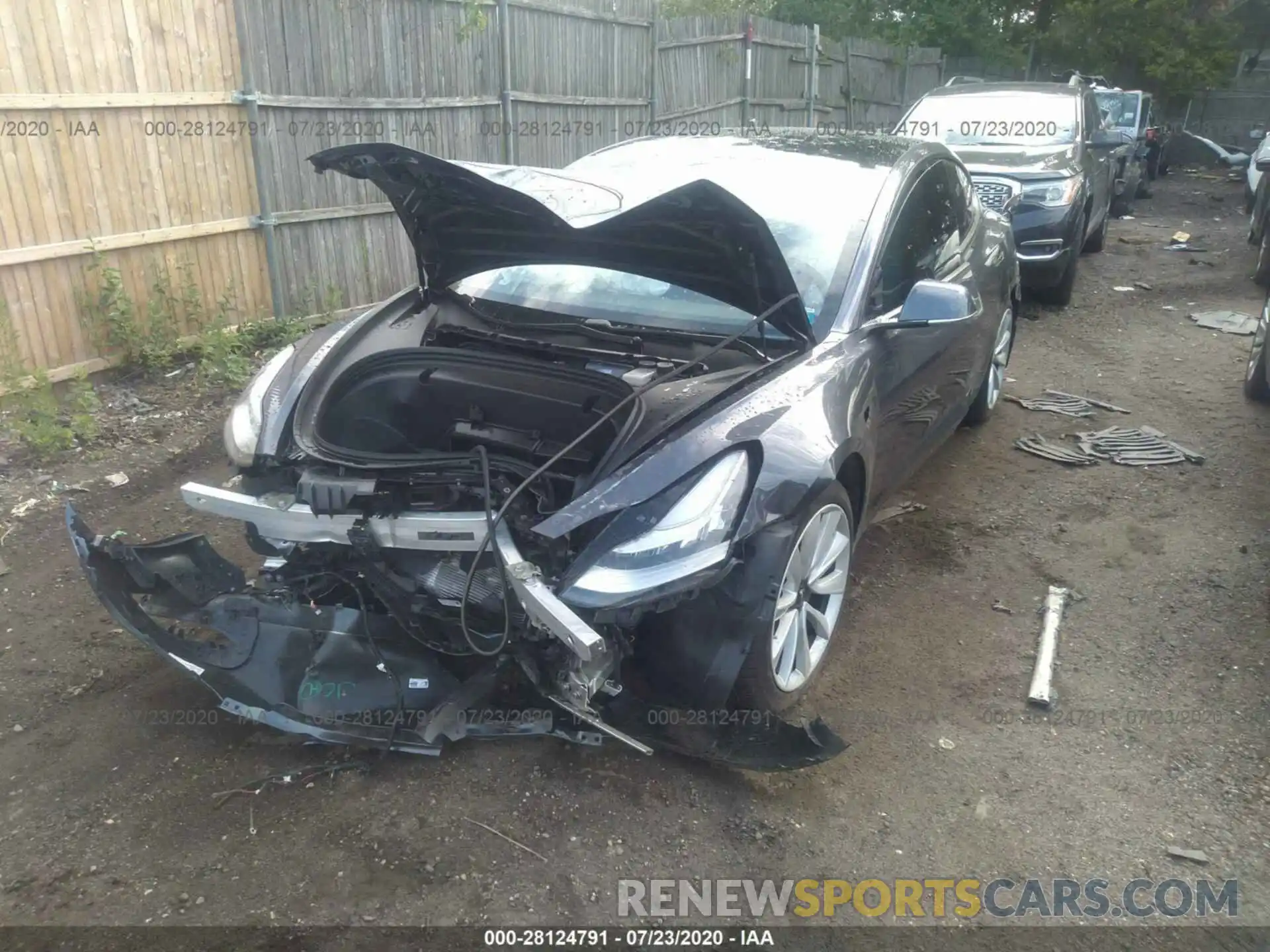 6 Photograph of a damaged car 5YJ3E1EB4LF668842 TESLA MODEL 3 2020