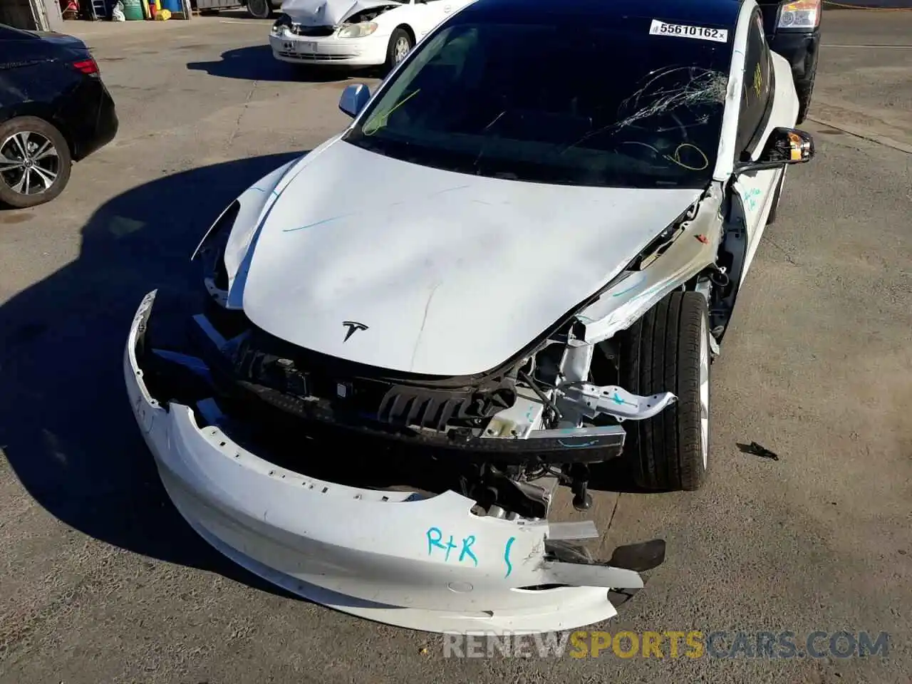 9 Photograph of a damaged car 5YJ3E1EB4LF711933 TESLA MODEL 3 2020