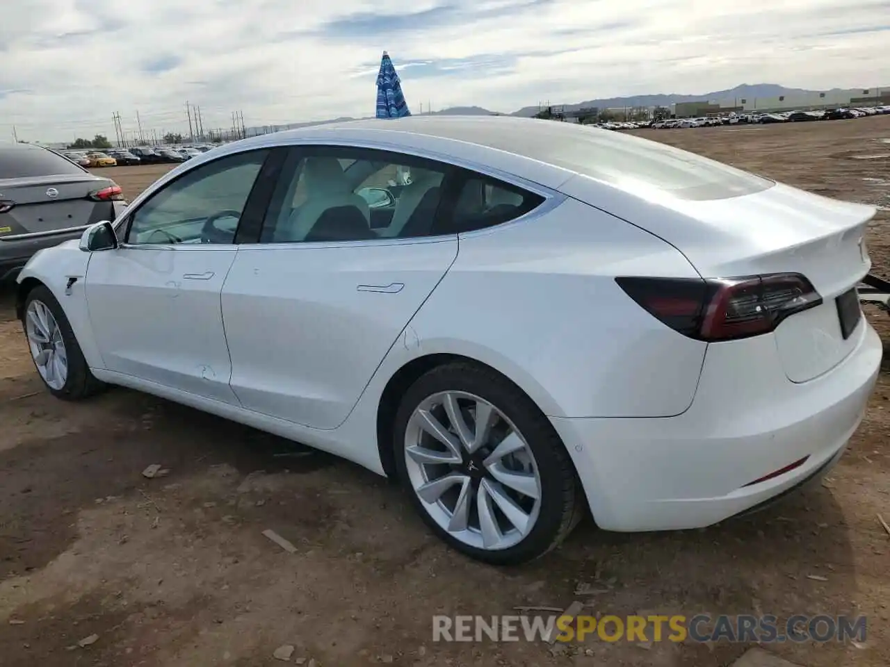 2 Photograph of a damaged car 5YJ3E1EB4LF712886 TESLA MODEL 3 2020