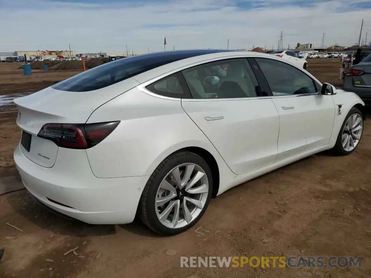 3 Photograph of a damaged car 5YJ3E1EB4LF712886 TESLA MODEL 3 2020