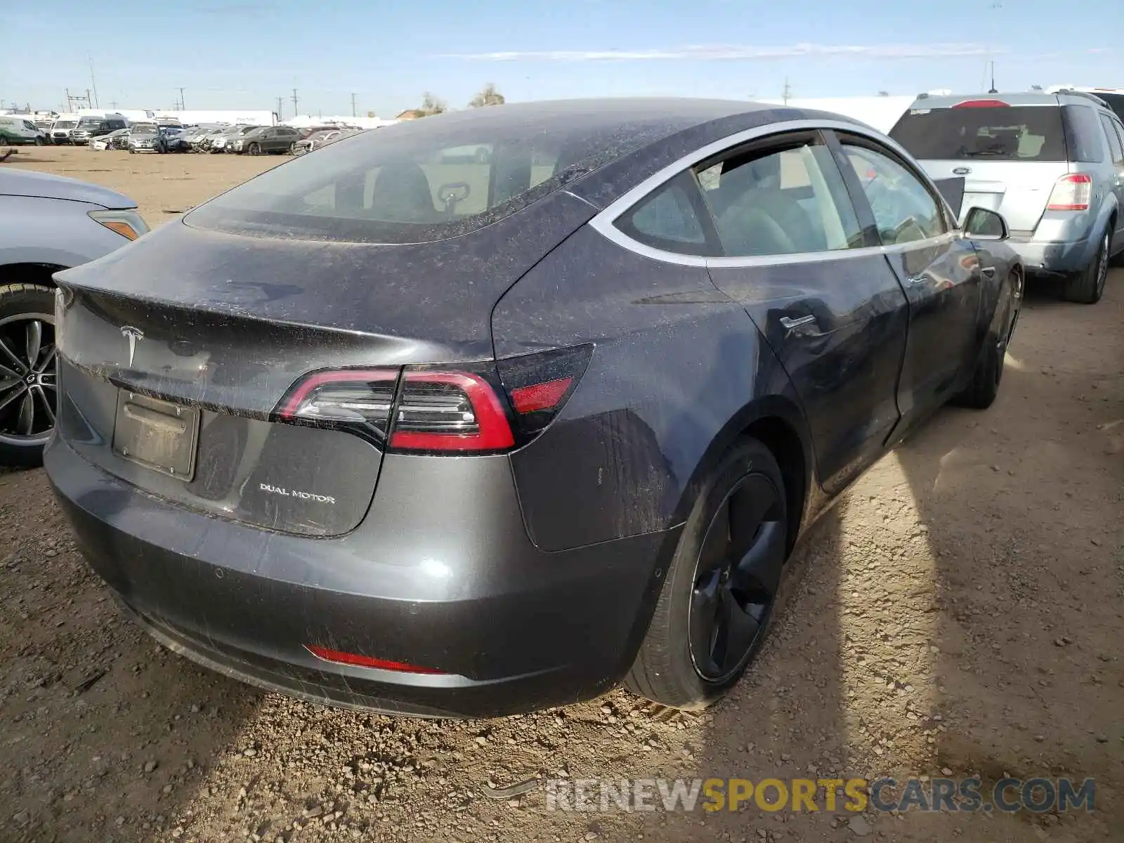 4 Photograph of a damaged car 5YJ3E1EB4LF741482 TESLA MODEL 3 2020