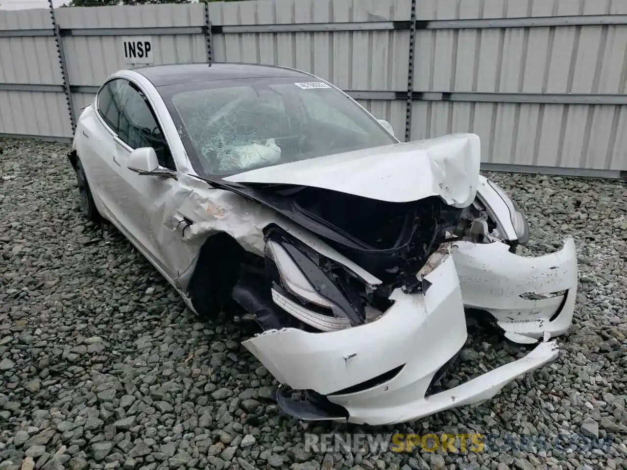 9 Photograph of a damaged car 5YJ3E1EB4LF741692 TESLA MODEL 3 2020