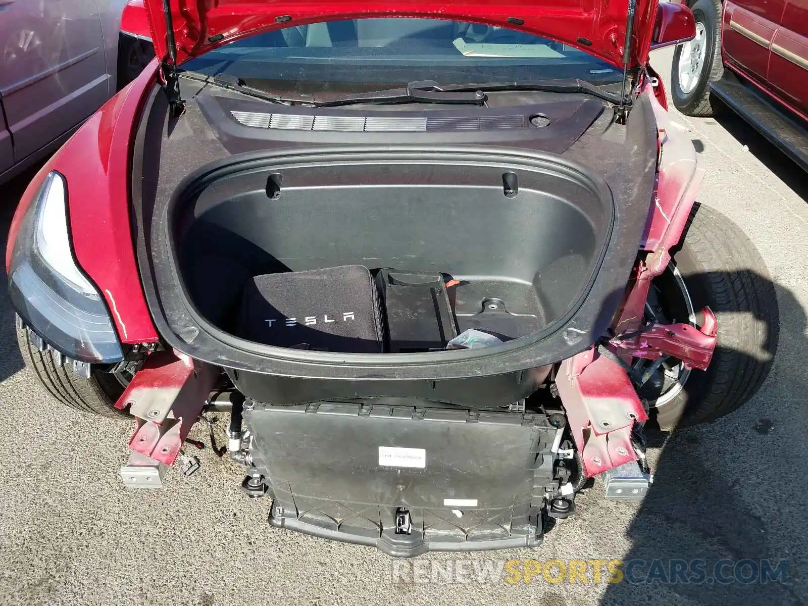 7 Photograph of a damaged car 5YJ3E1EB4LF744558 TESLA MODEL 3 2020