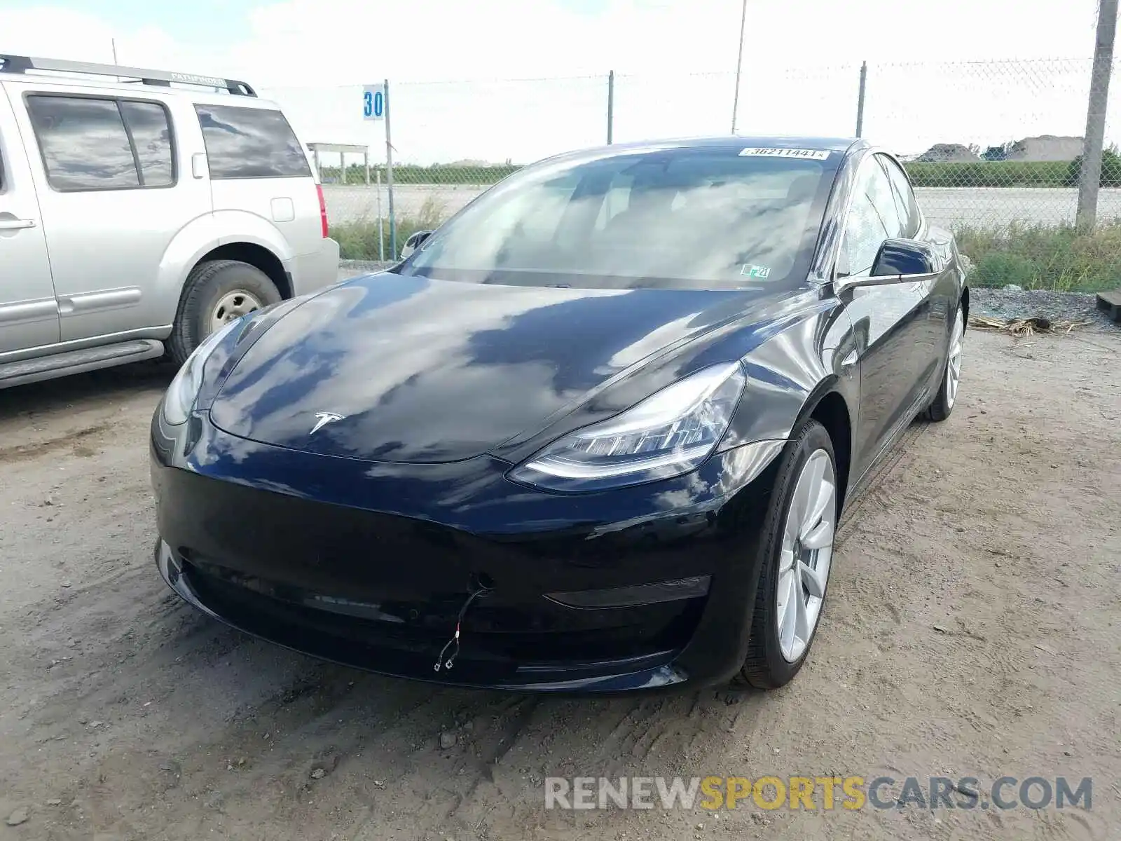 2 Фотография поврежденного автомобиля 5YJ3E1EB4LF787362 TESLA MODEL 3 2020