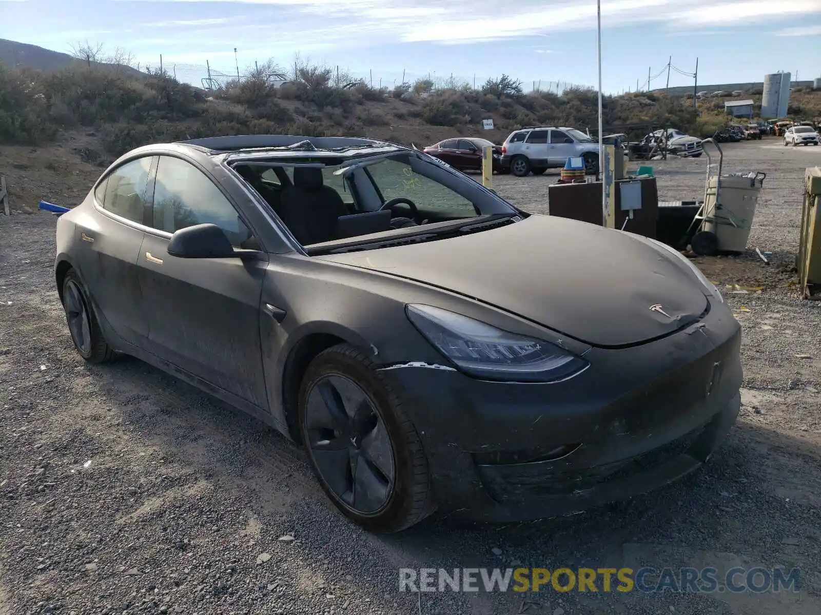 1 Photograph of a damaged car 5YJ3E1EB4LF790794 TESLA MODEL 3 2020