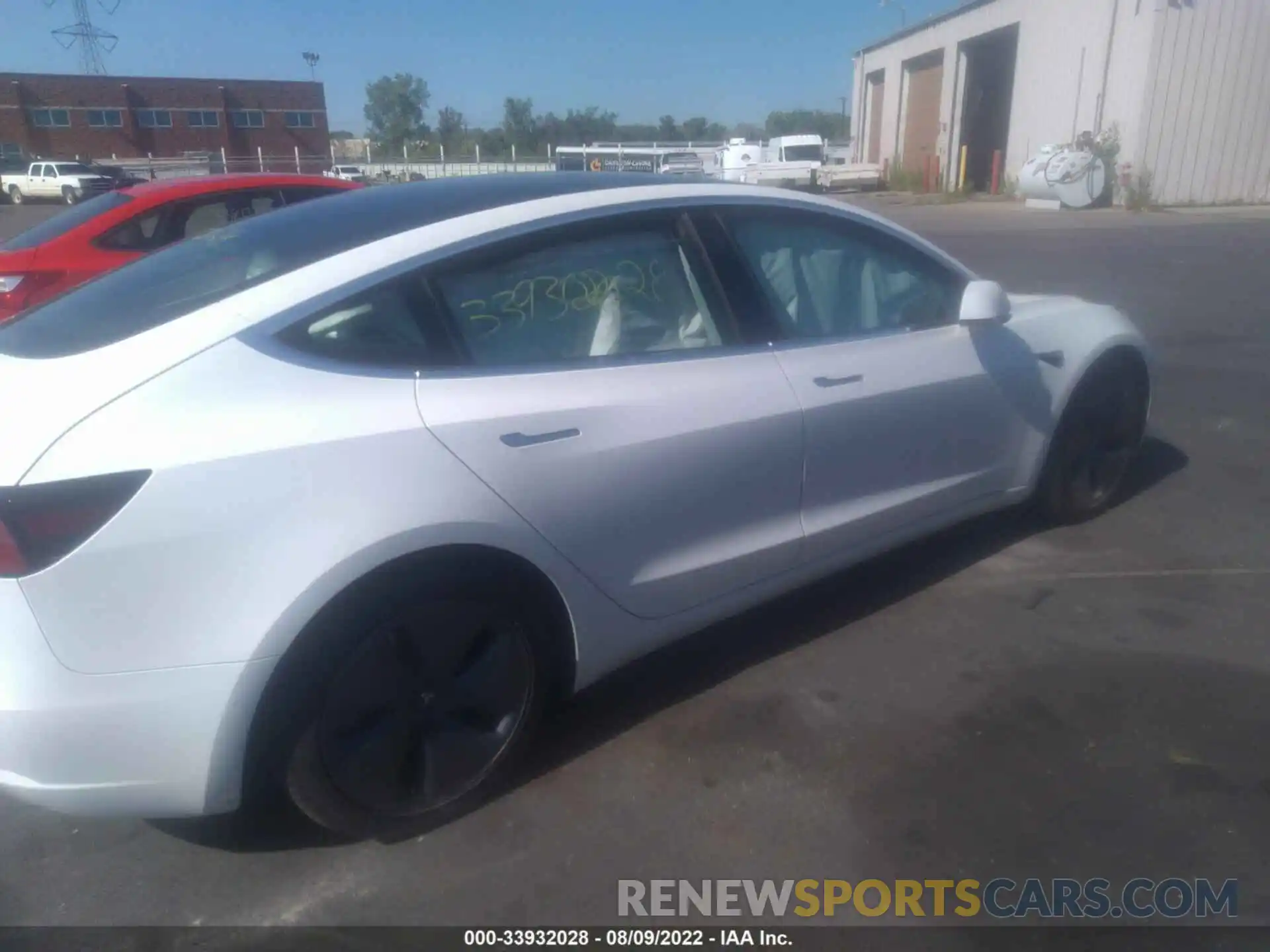 9 Photograph of a damaged car 5YJ3E1EB4LF806704 TESLA MODEL 3 2020