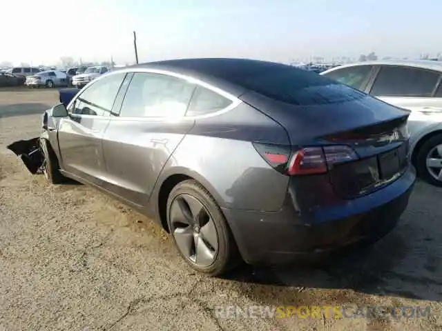 3 Photograph of a damaged car 5YJ3E1EB5LF533370 TESLA MODEL 3 2020