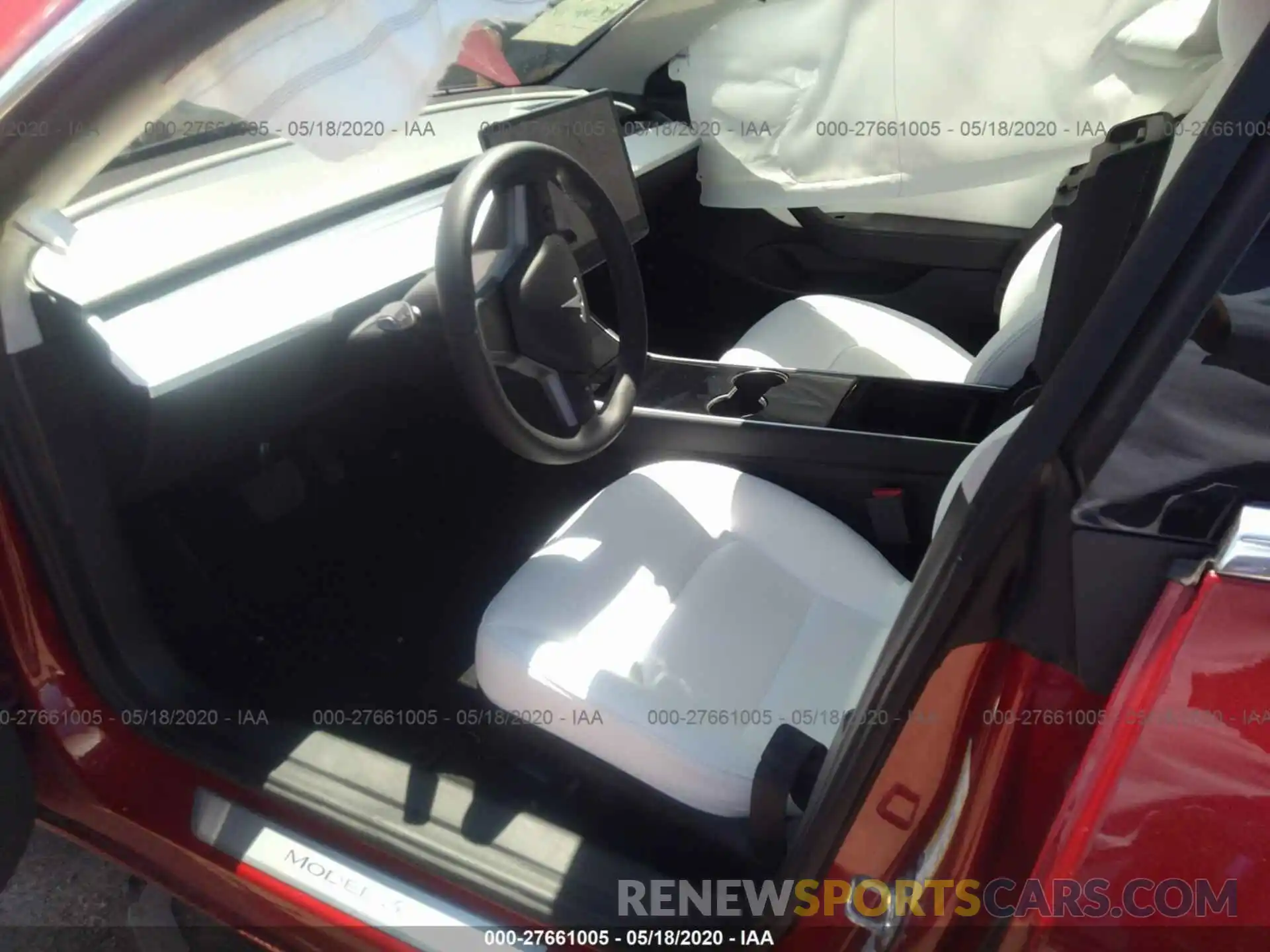 10 Photograph of a damaged car 5YJ3E1EB5LF628575 TESLA MODEL 3 2020