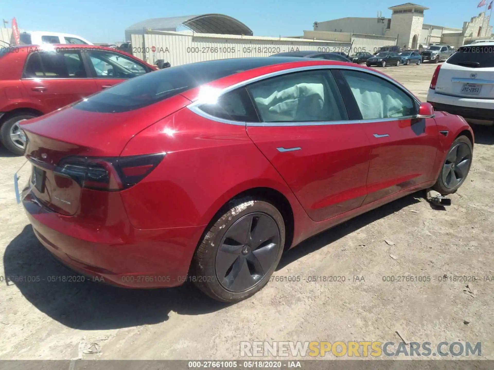 4 Photograph of a damaged car 5YJ3E1EB5LF628575 TESLA MODEL 3 2020