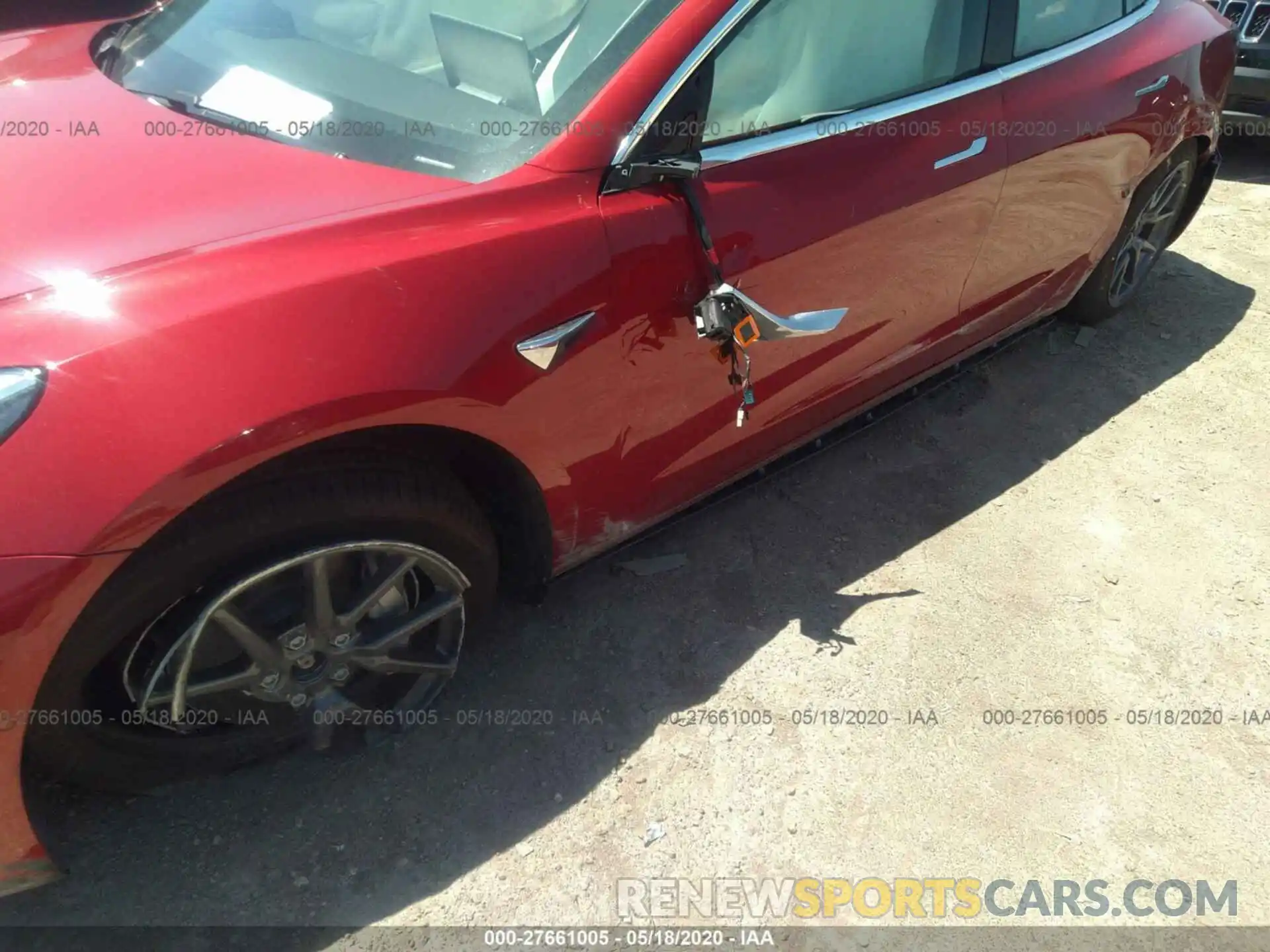 6 Photograph of a damaged car 5YJ3E1EB5LF628575 TESLA MODEL 3 2020