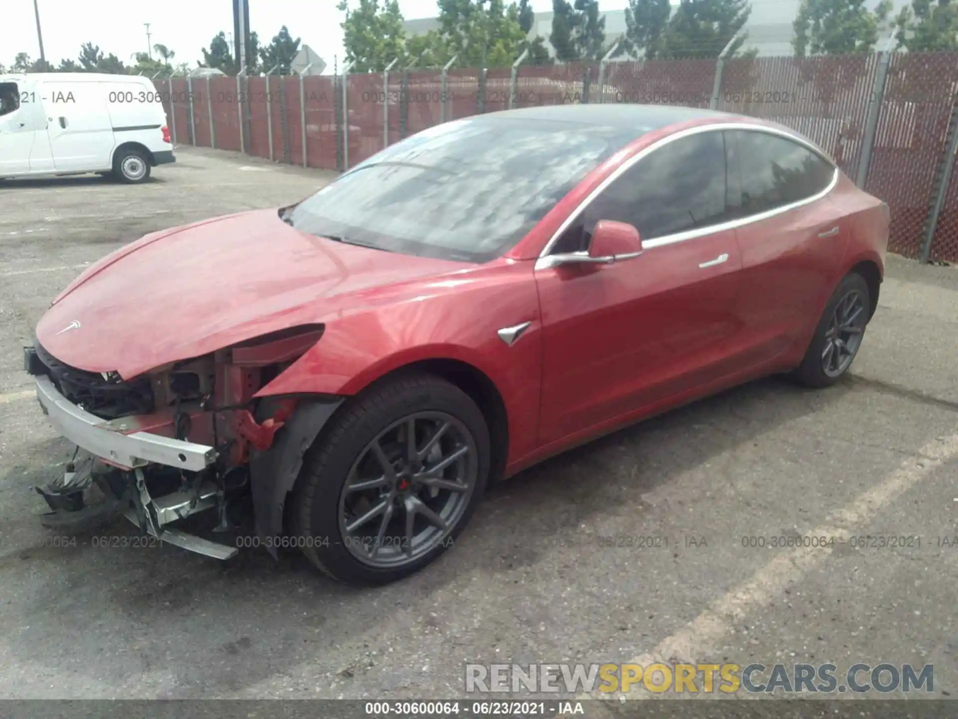 2 Фотография поврежденного автомобиля 5YJ3E1EB5LF635896 TESLA MODEL 3 2020