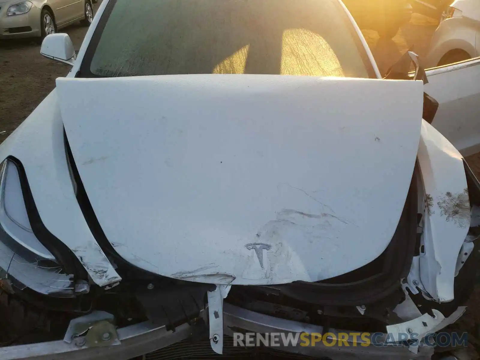 7 Photograph of a damaged car 5YJ3E1EB5LF637020 TESLA MODEL 3 2020