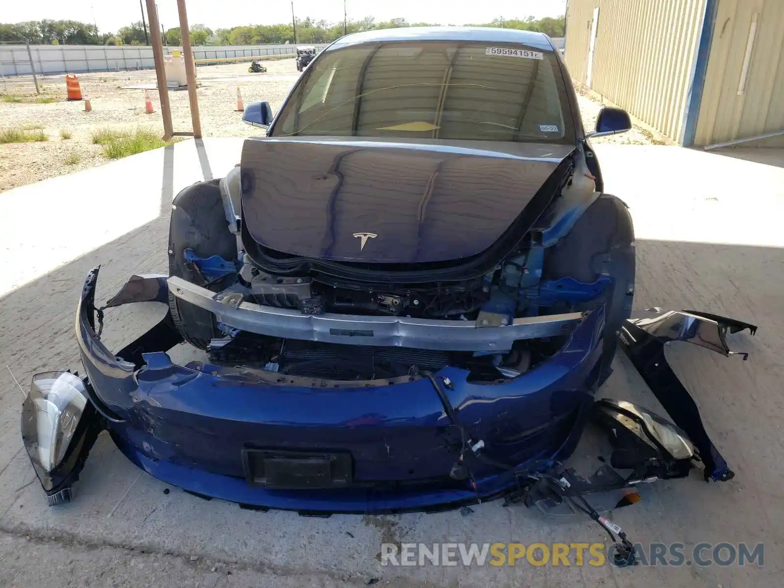 9 Photograph of a damaged car 5YJ3E1EB5LF638409 TESLA MODEL 3 2020