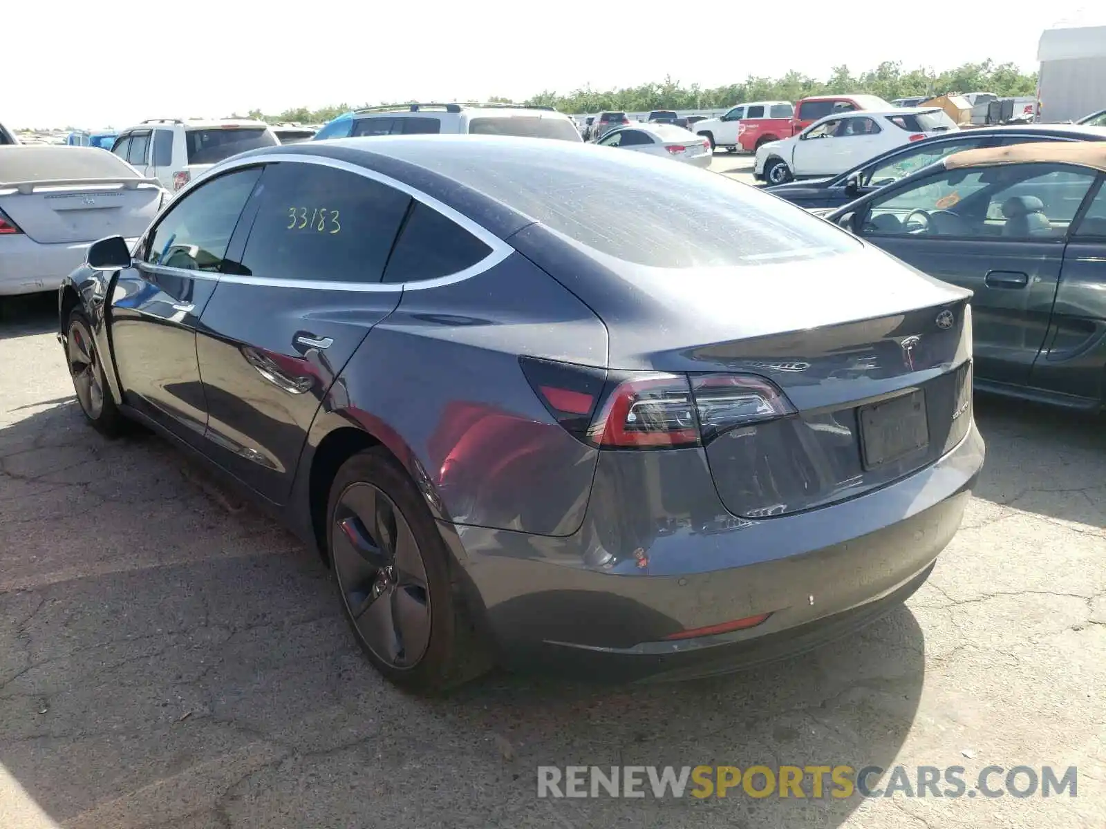 3 Photograph of a damaged car 5YJ3E1EB5LF646025 TESLA MODEL 3 2020