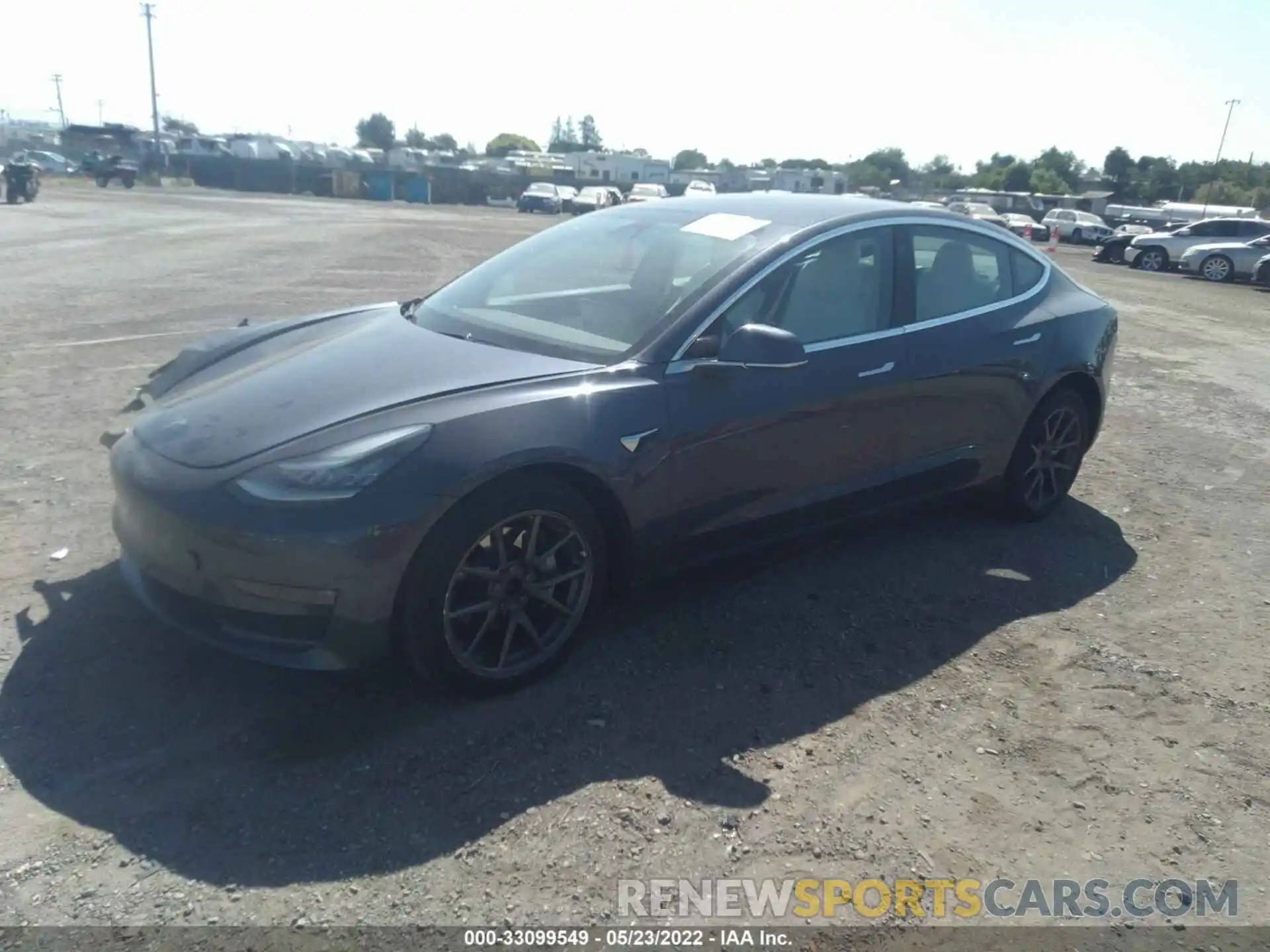 2 Photograph of a damaged car 5YJ3E1EB5LF651340 TESLA MODEL 3 2020