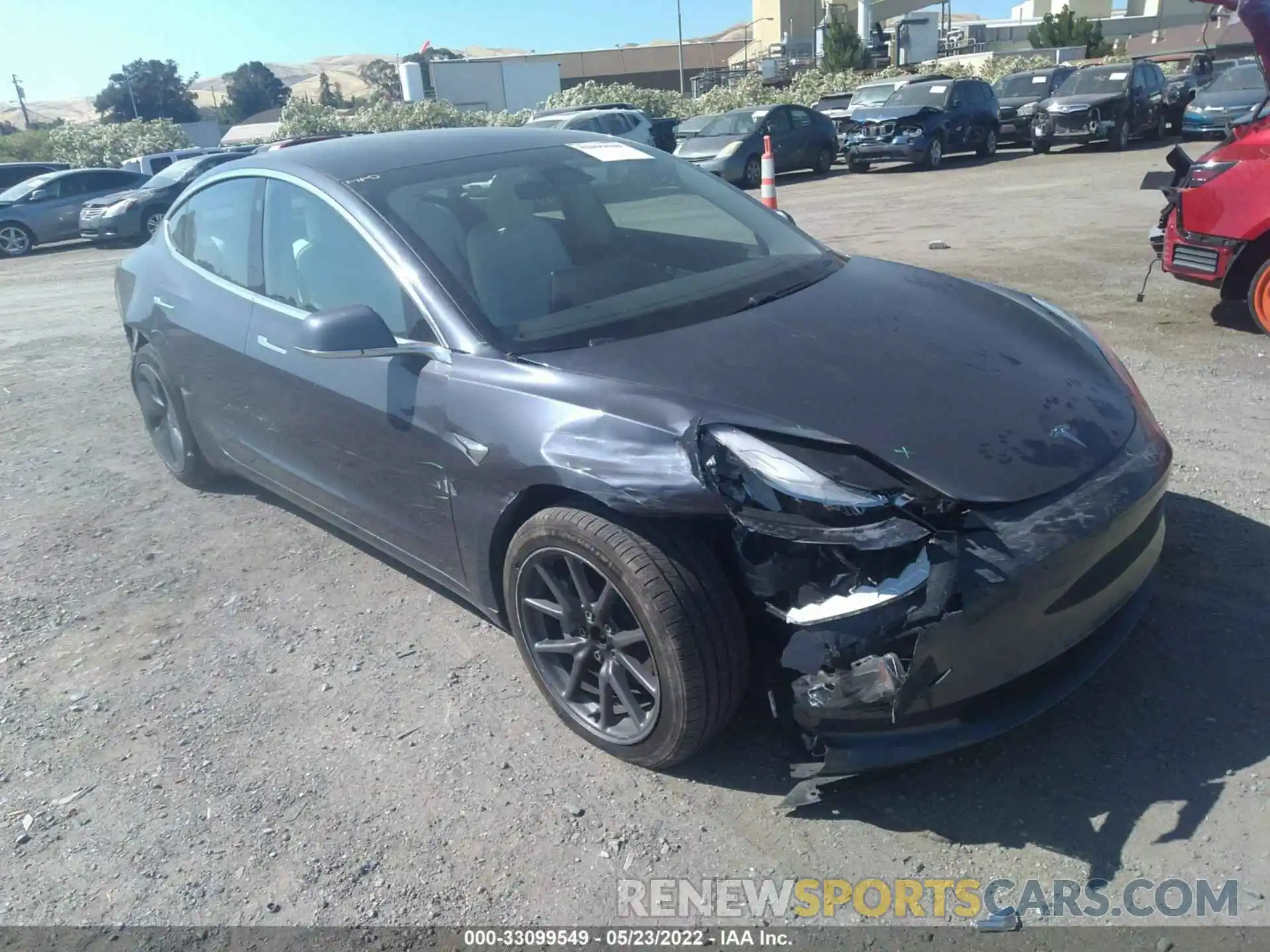 6 Photograph of a damaged car 5YJ3E1EB5LF651340 TESLA MODEL 3 2020