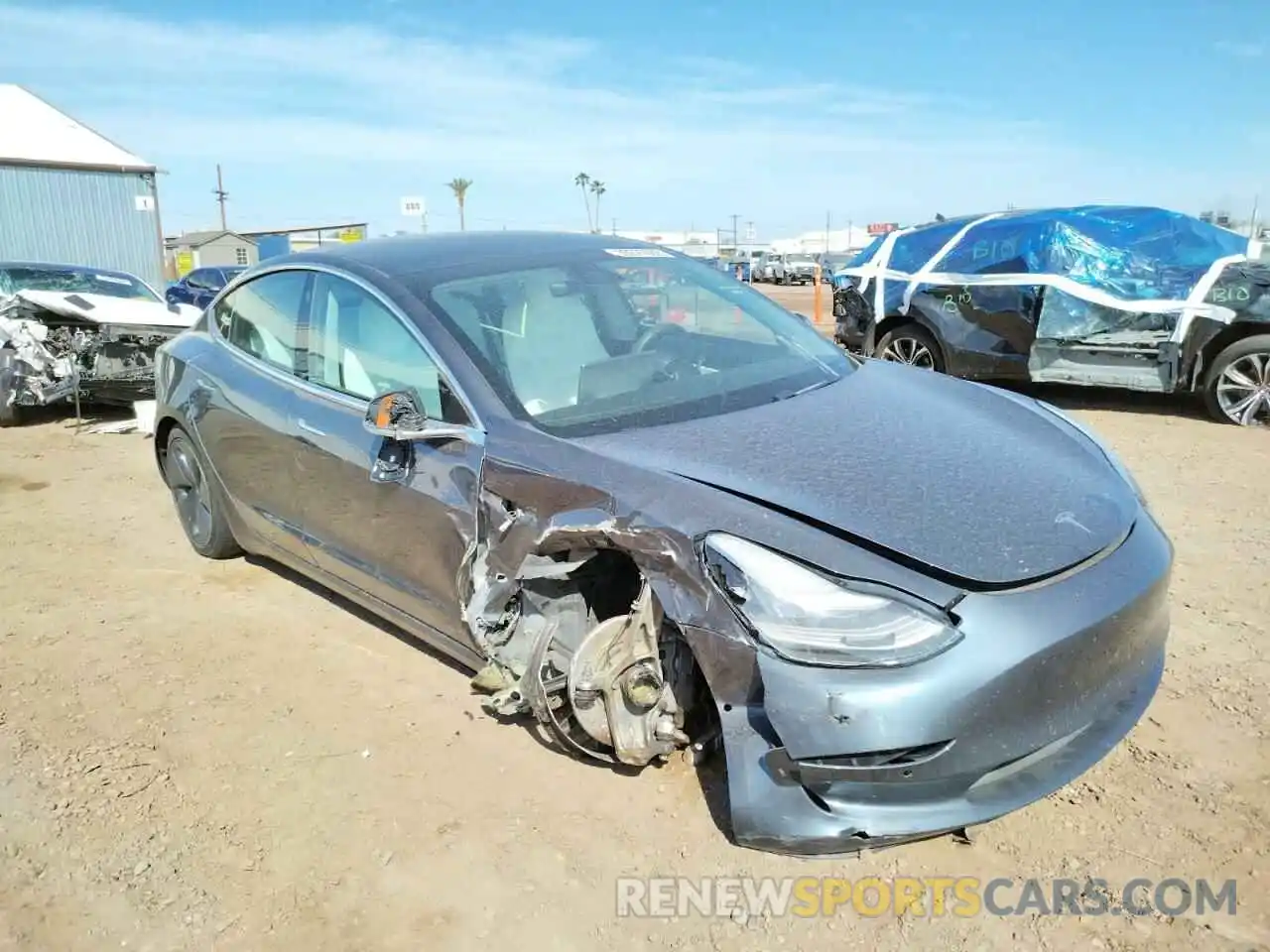 9 Photograph of a damaged car 5YJ3E1EB5LF651371 TESLA MODEL 3 2020