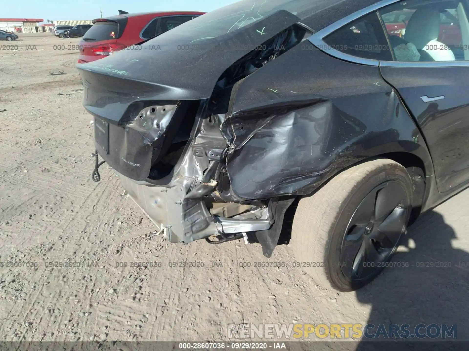 6 Photograph of a damaged car 5YJ3E1EB5LF651385 TESLA MODEL 3 2020