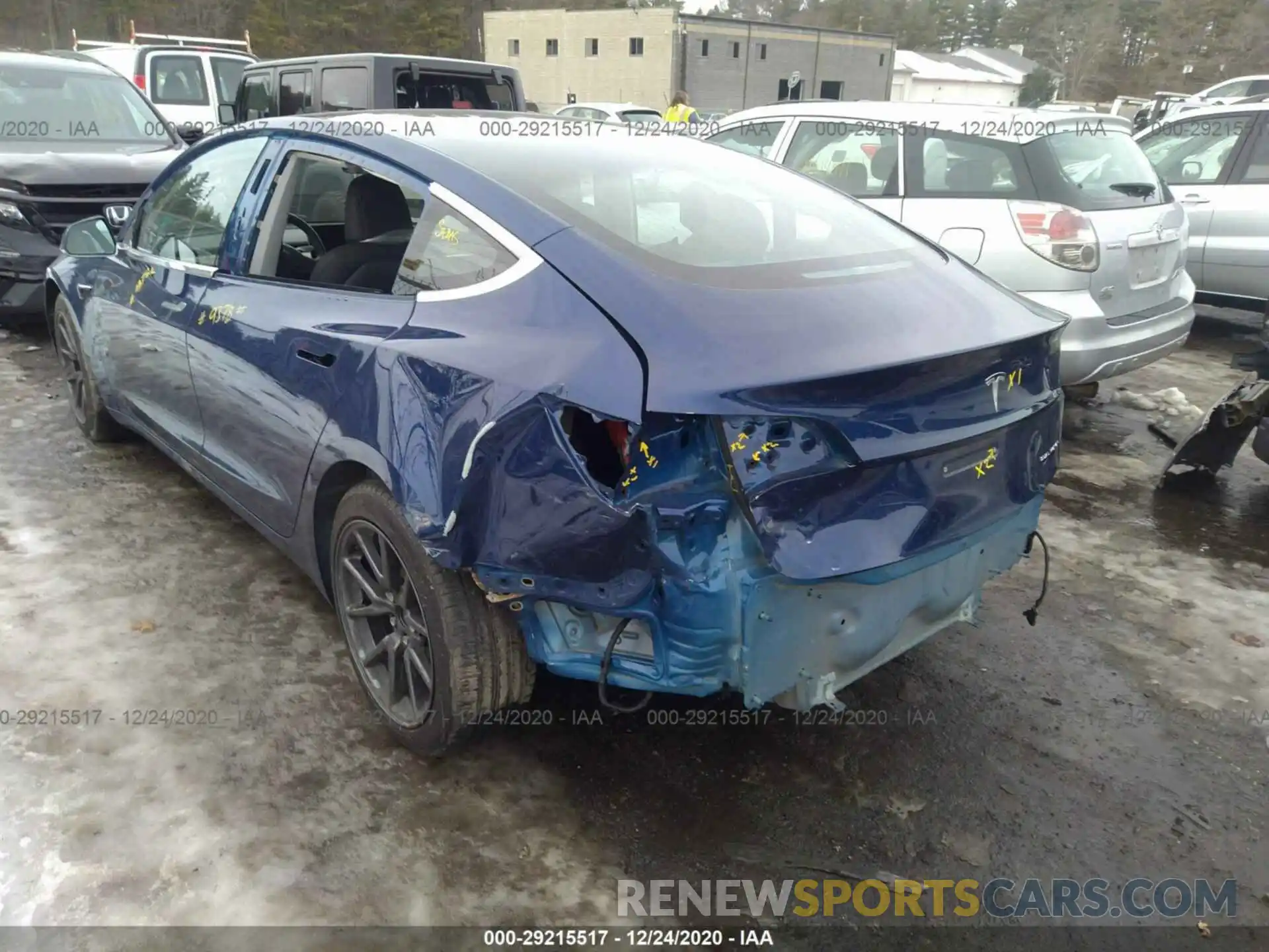 3 Photograph of a damaged car 5YJ3E1EB5LF664881 TESLA MODEL 3 2020