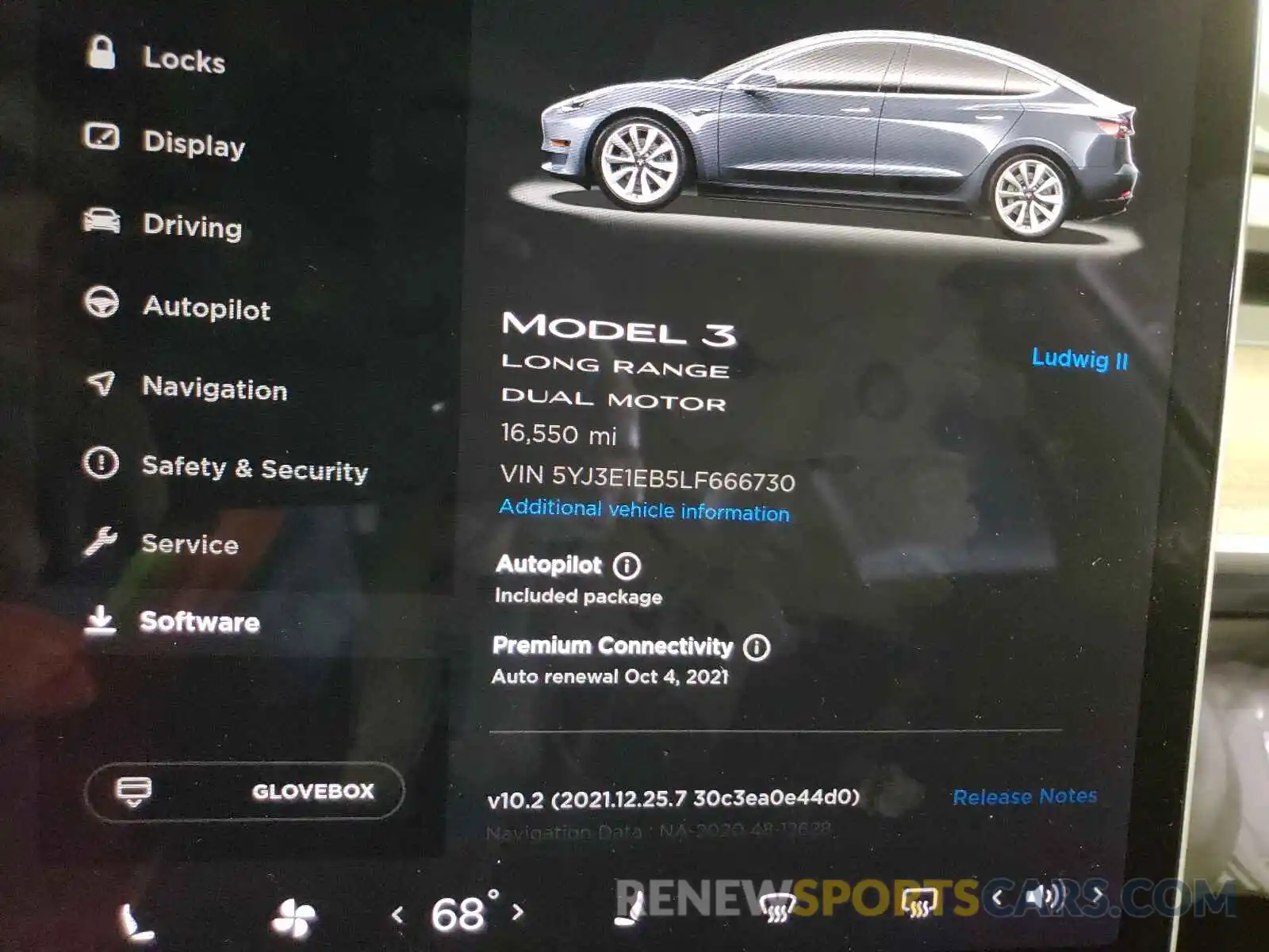 8 Фотография поврежденного автомобиля 5YJ3E1EB5LF666730 TESLA MODEL 3 2020