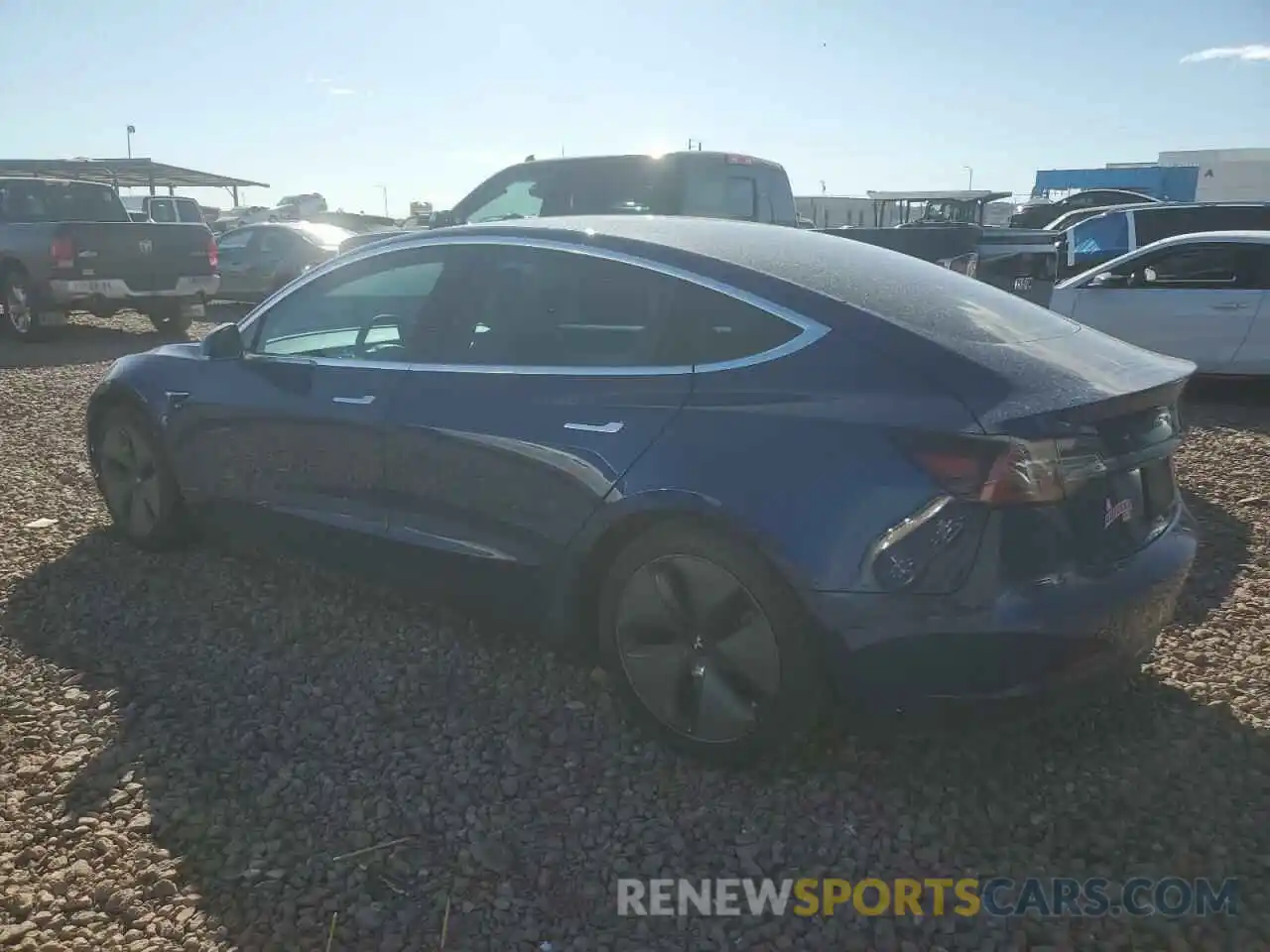 2 Photograph of a damaged car 5YJ3E1EB5LF668459 TESLA MODEL 3 2020