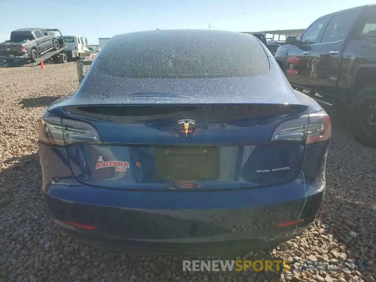 6 Photograph of a damaged car 5YJ3E1EB5LF668459 TESLA MODEL 3 2020