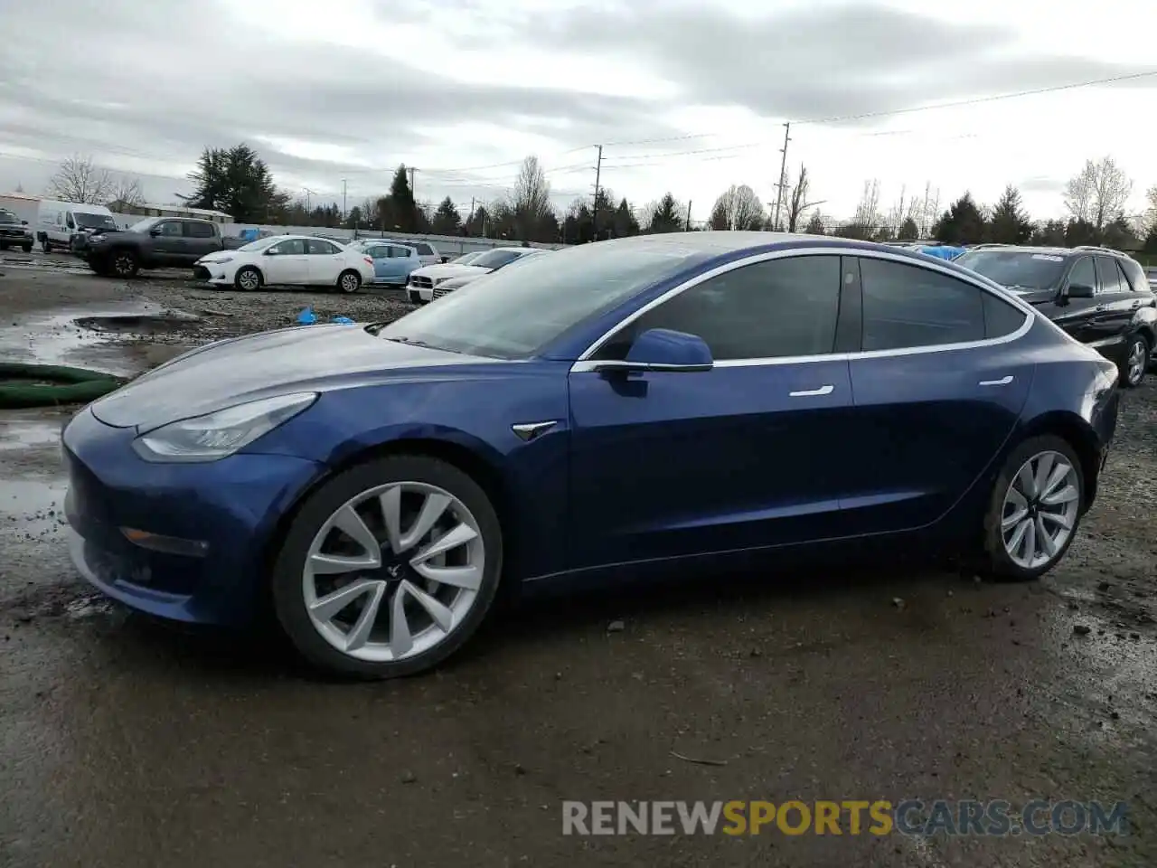 1 Фотография поврежденного автомобиля 5YJ3E1EB5LF712122 TESLA MODEL 3 2020