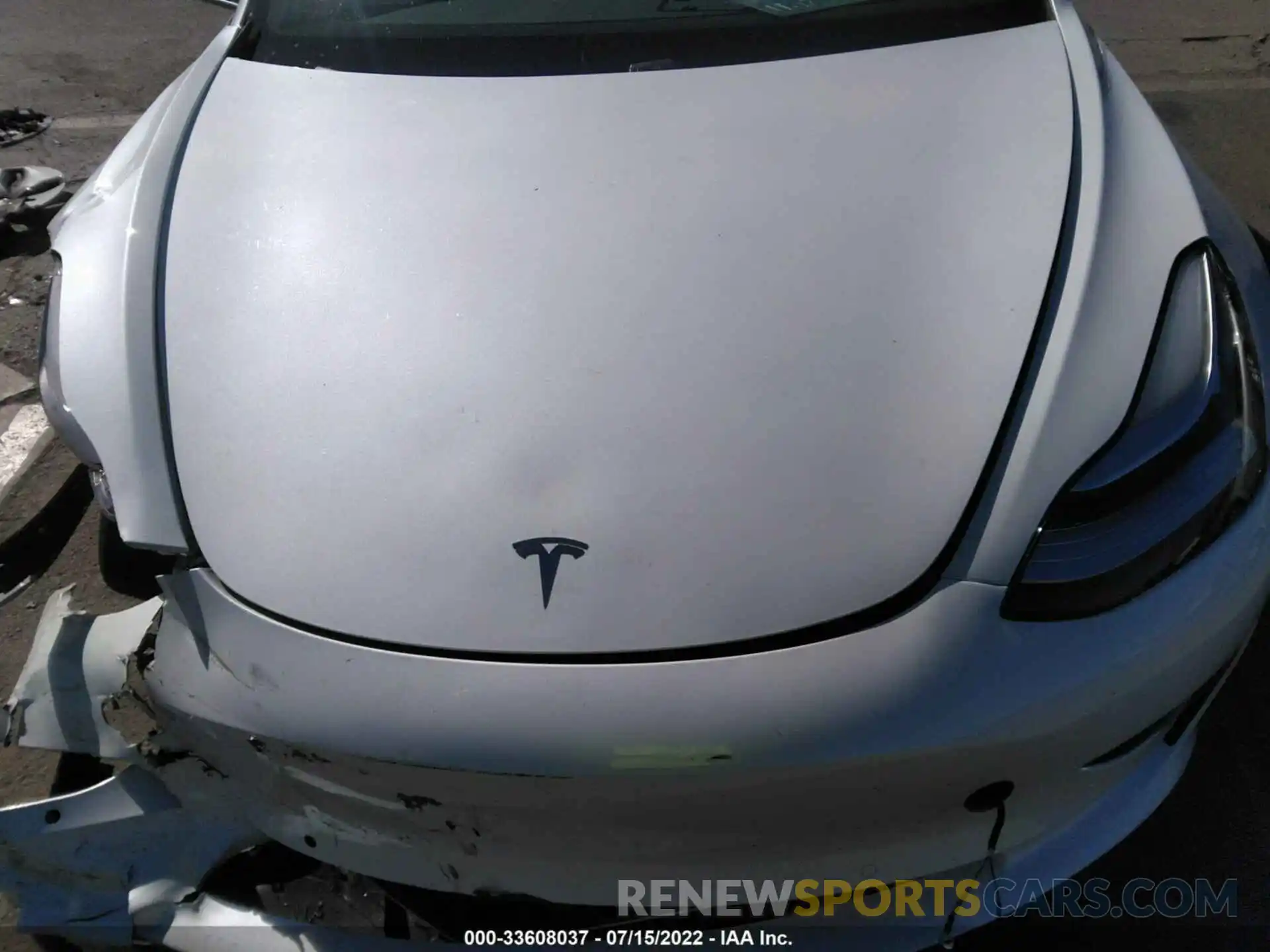 10 Photograph of a damaged car 5YJ3E1EB5LF719961 TESLA MODEL 3 2020