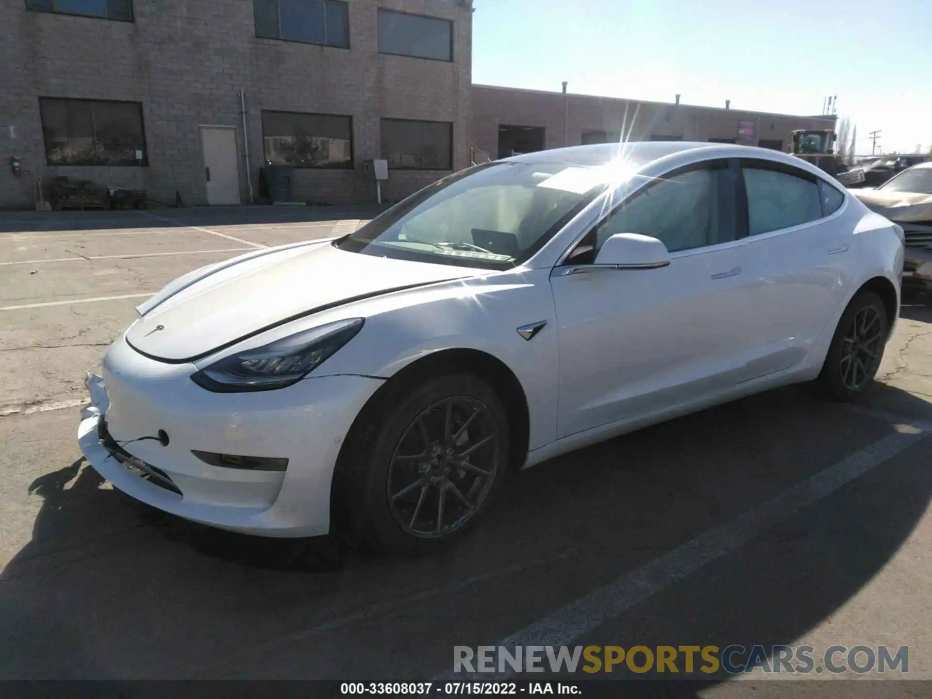 2 Photograph of a damaged car 5YJ3E1EB5LF719961 TESLA MODEL 3 2020