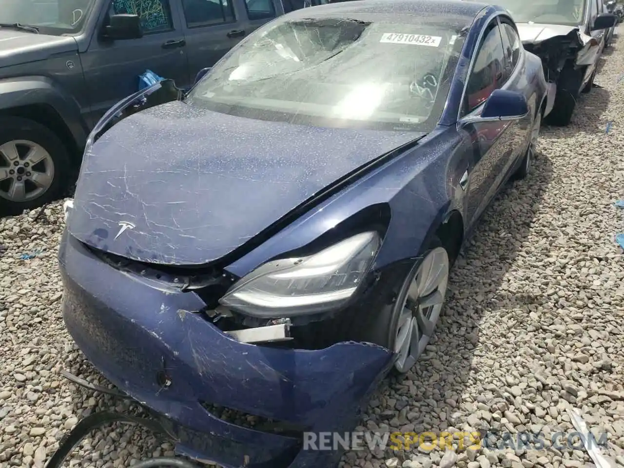 10 Photograph of a damaged car 5YJ3E1EB5LF741832 TESLA MODEL 3 2020