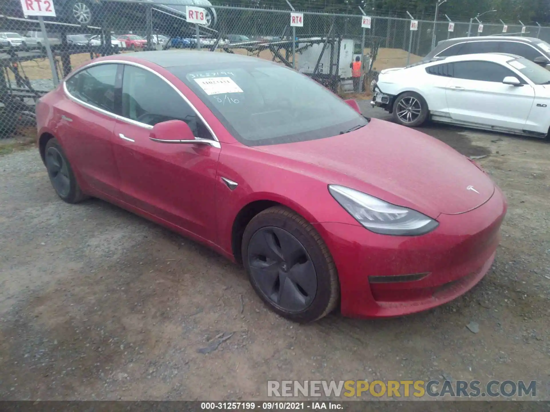 1 Photograph of a damaged car 5YJ3E1EB5LF746383 TESLA MODEL 3 2020