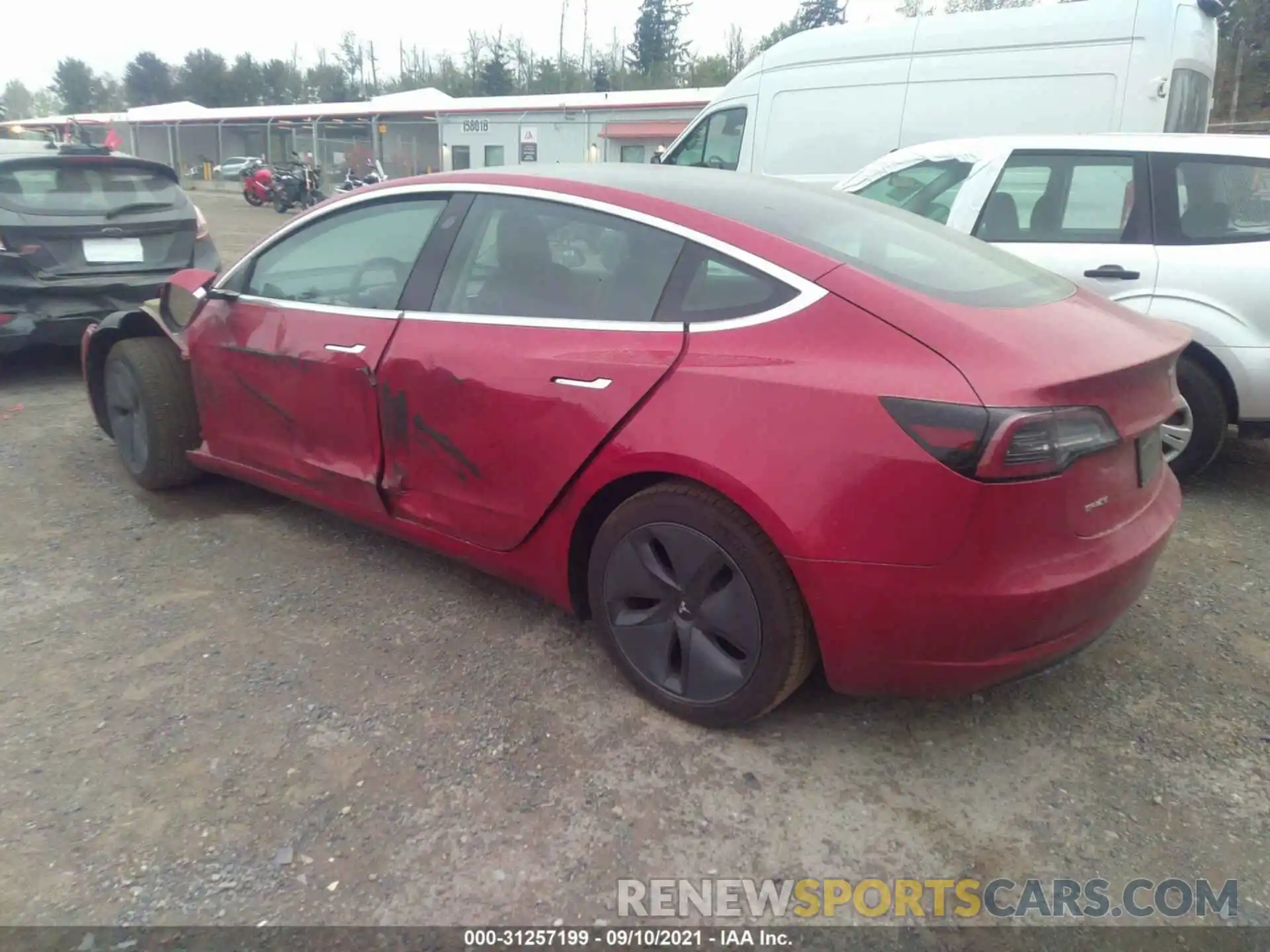 3 Photograph of a damaged car 5YJ3E1EB5LF746383 TESLA MODEL 3 2020