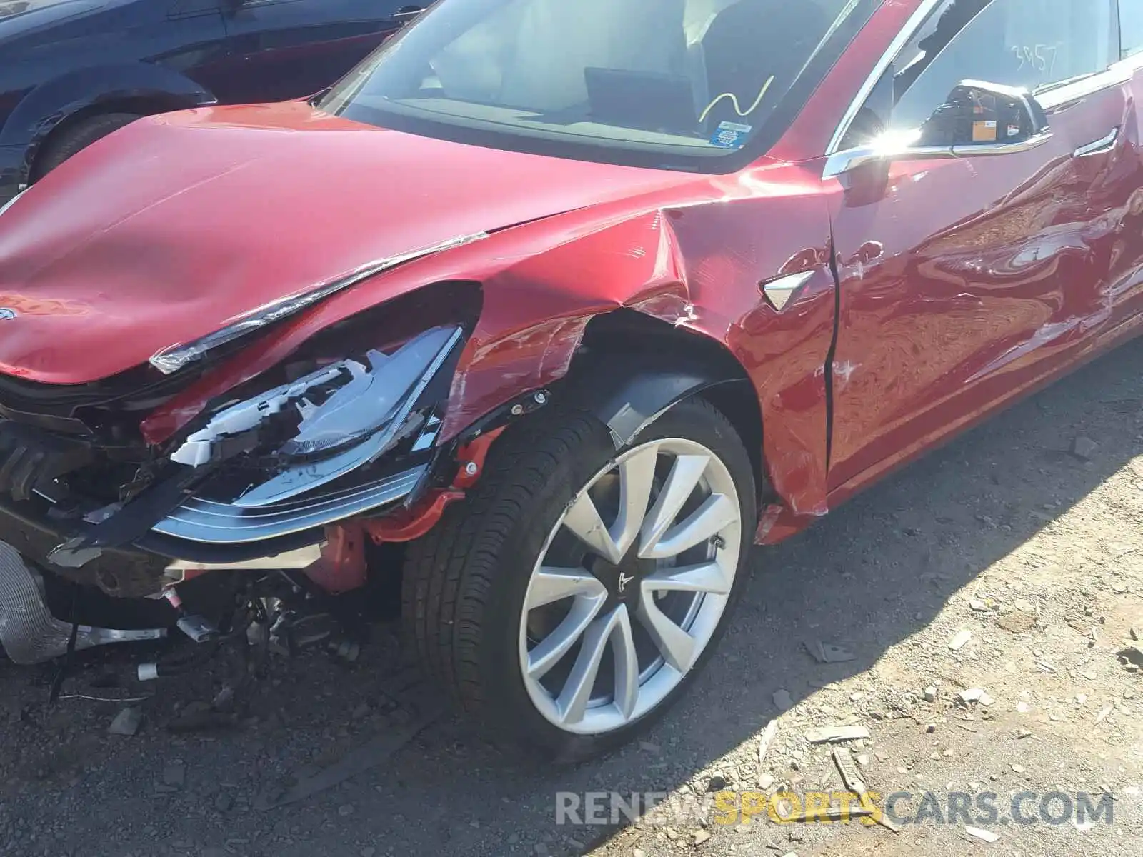 9 Photograph of a damaged car 5YJ3E1EB5LF746710 TESLA MODEL 3 2020