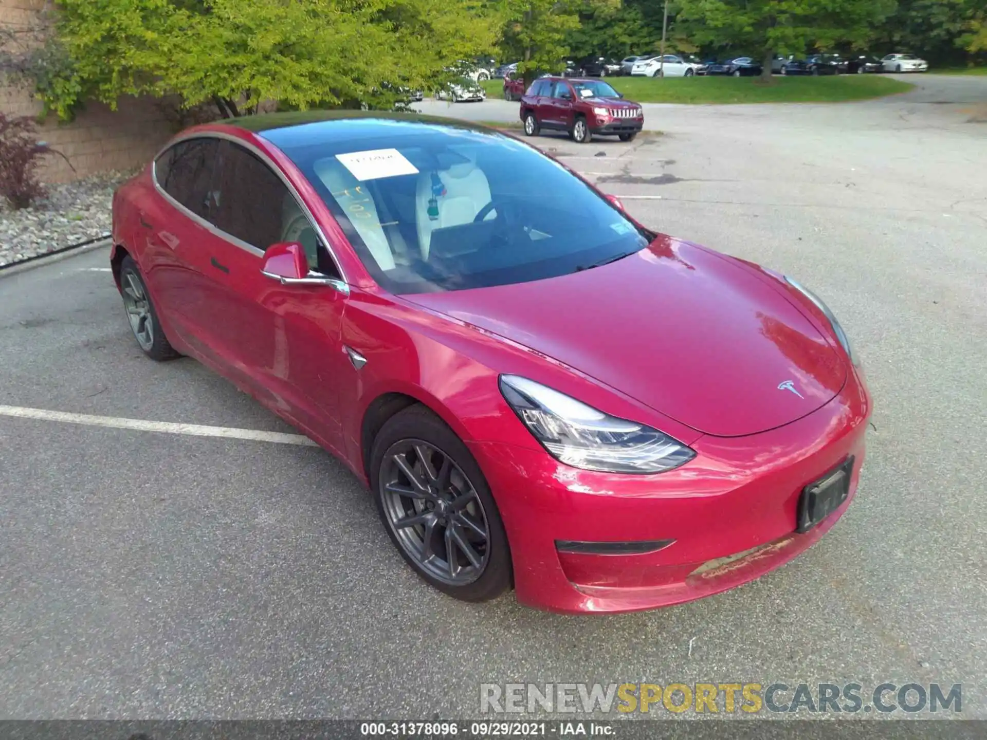 1 Photograph of a damaged car 5YJ3E1EB5LF791226 TESLA MODEL 3 2020