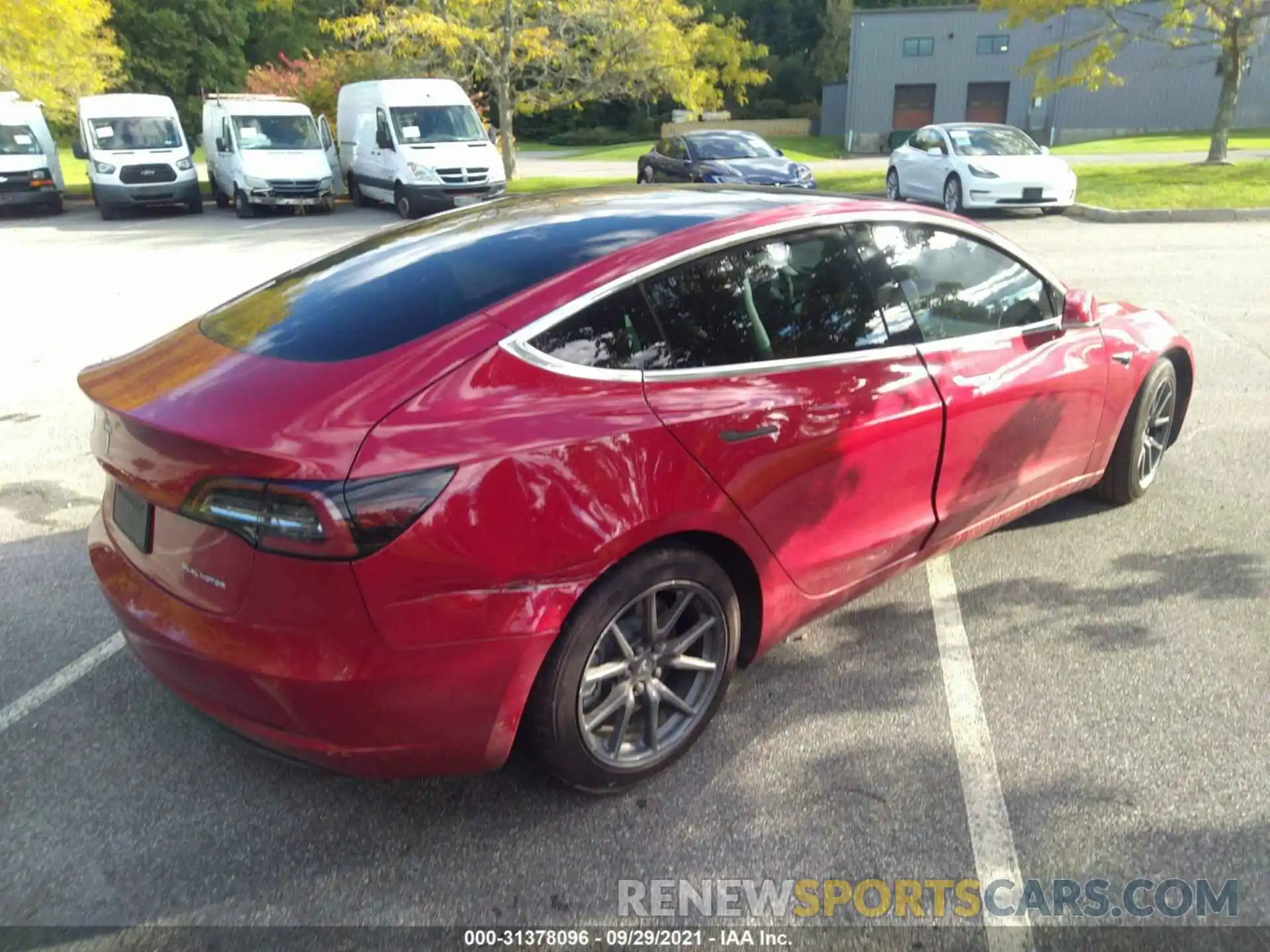 4 Photograph of a damaged car 5YJ3E1EB5LF791226 TESLA MODEL 3 2020