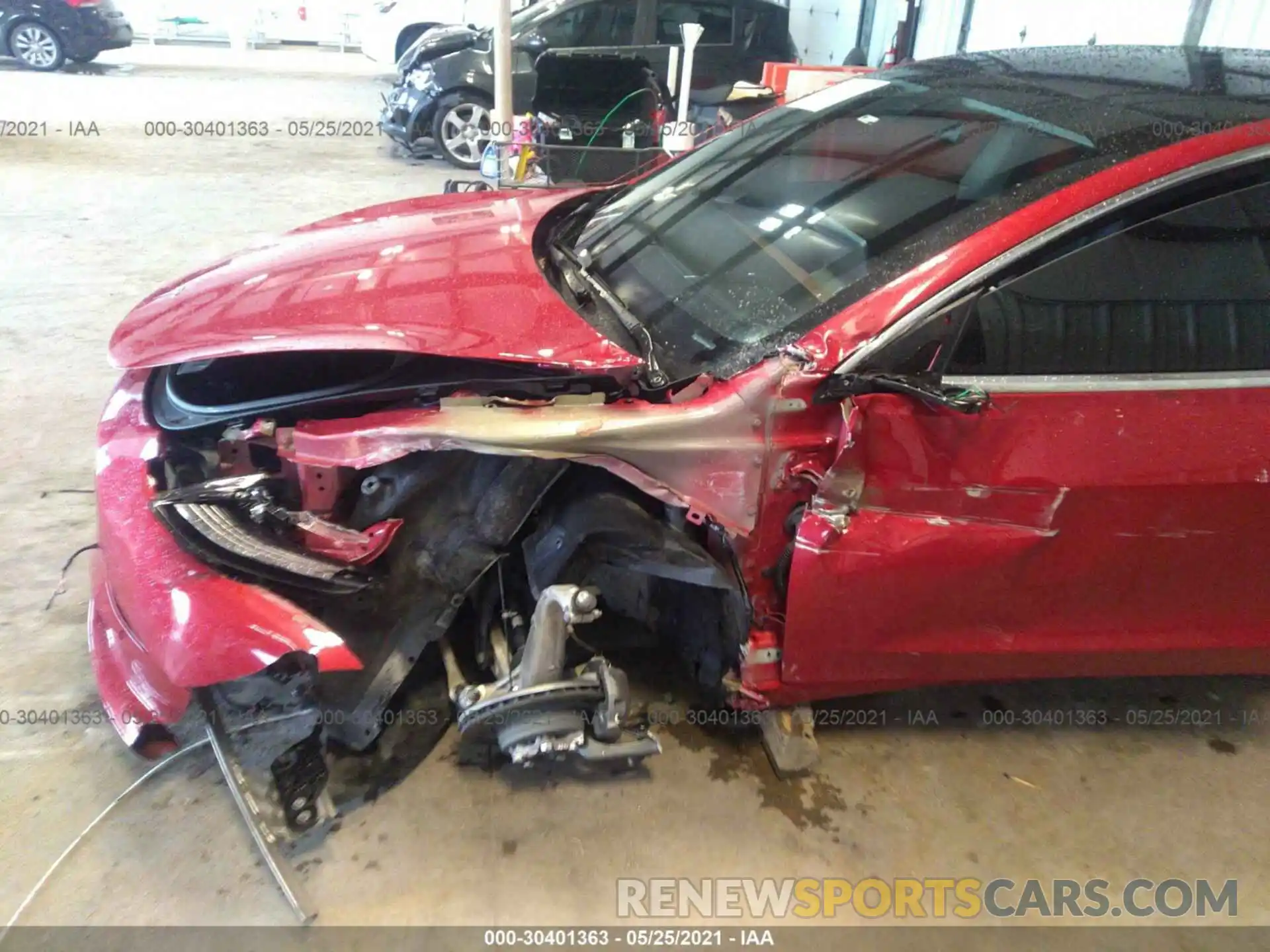 6 Photograph of a damaged car 5YJ3E1EB5LF800863 TESLA MODEL 3 2020