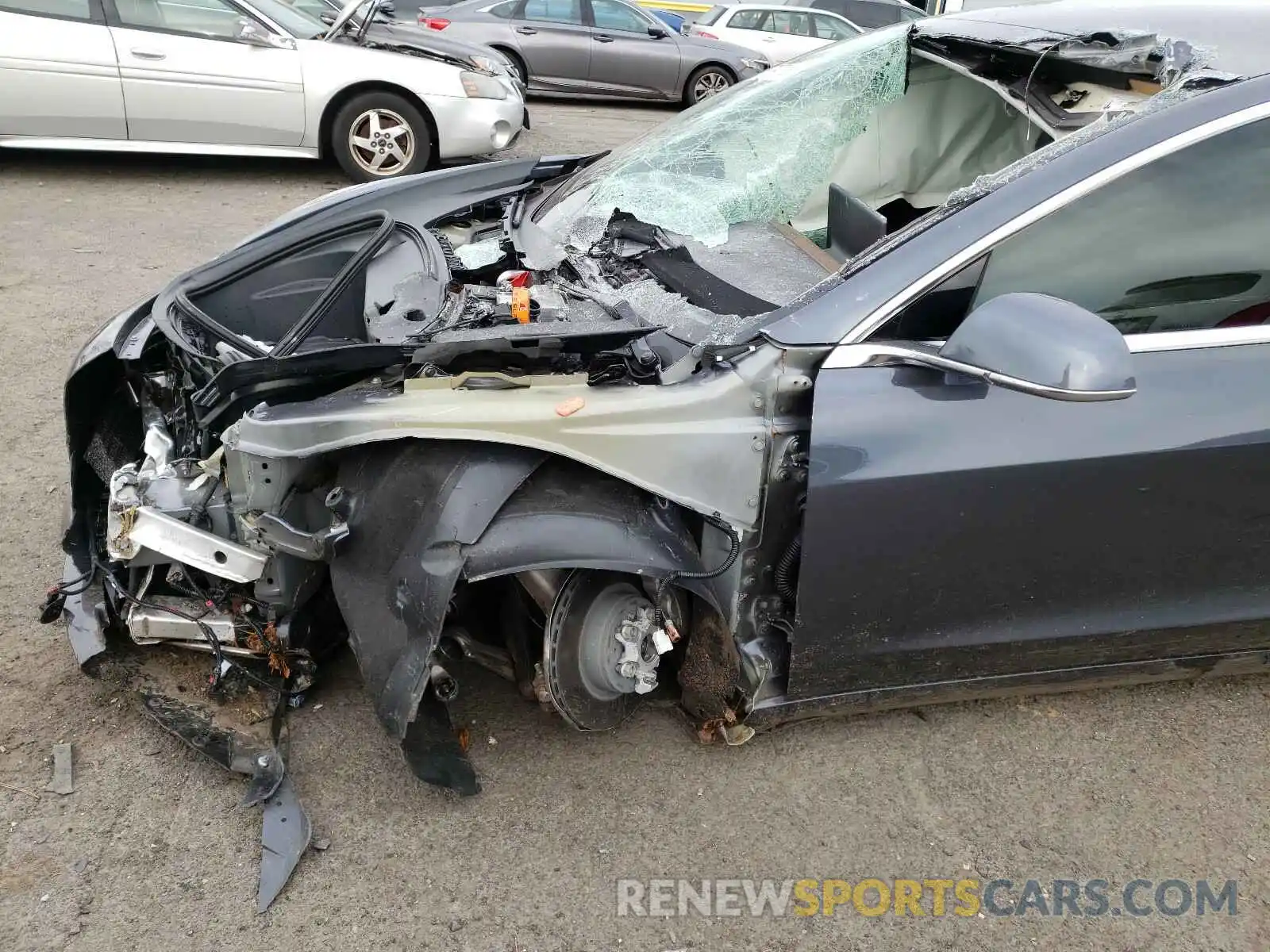 9 Photograph of a damaged car 5YJ3E1EB5LF801219 TESLA MODEL 3 2020