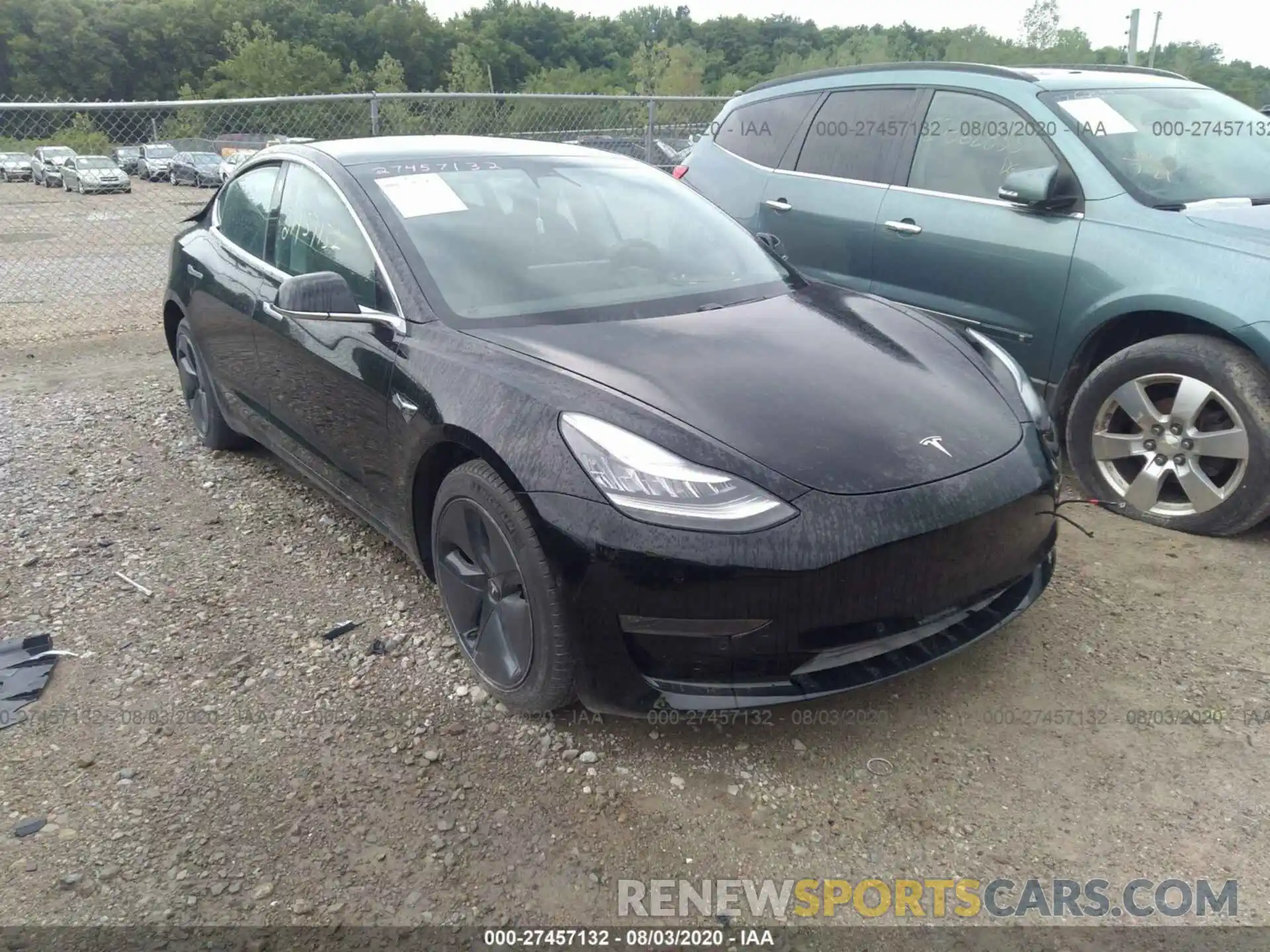 1 Photograph of a damaged car 5YJ3E1EB6LF521471 TESLA MODEL 3 2020