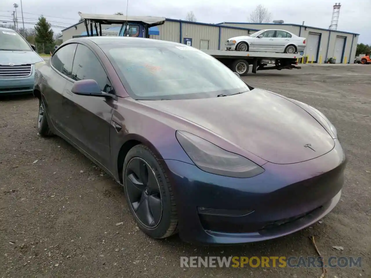 1 Фотография поврежденного автомобиля 5YJ3E1EB6LF599815 TESLA MODEL 3 2020