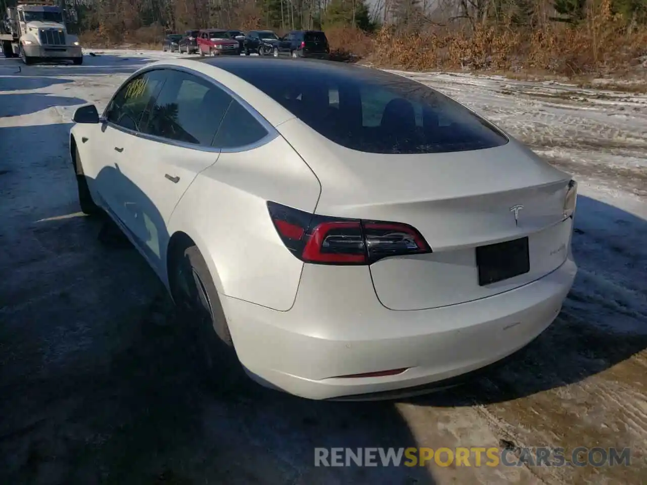 3 Photograph of a damaged car 5YJ3E1EB6LF619416 TESLA MODEL 3 2020