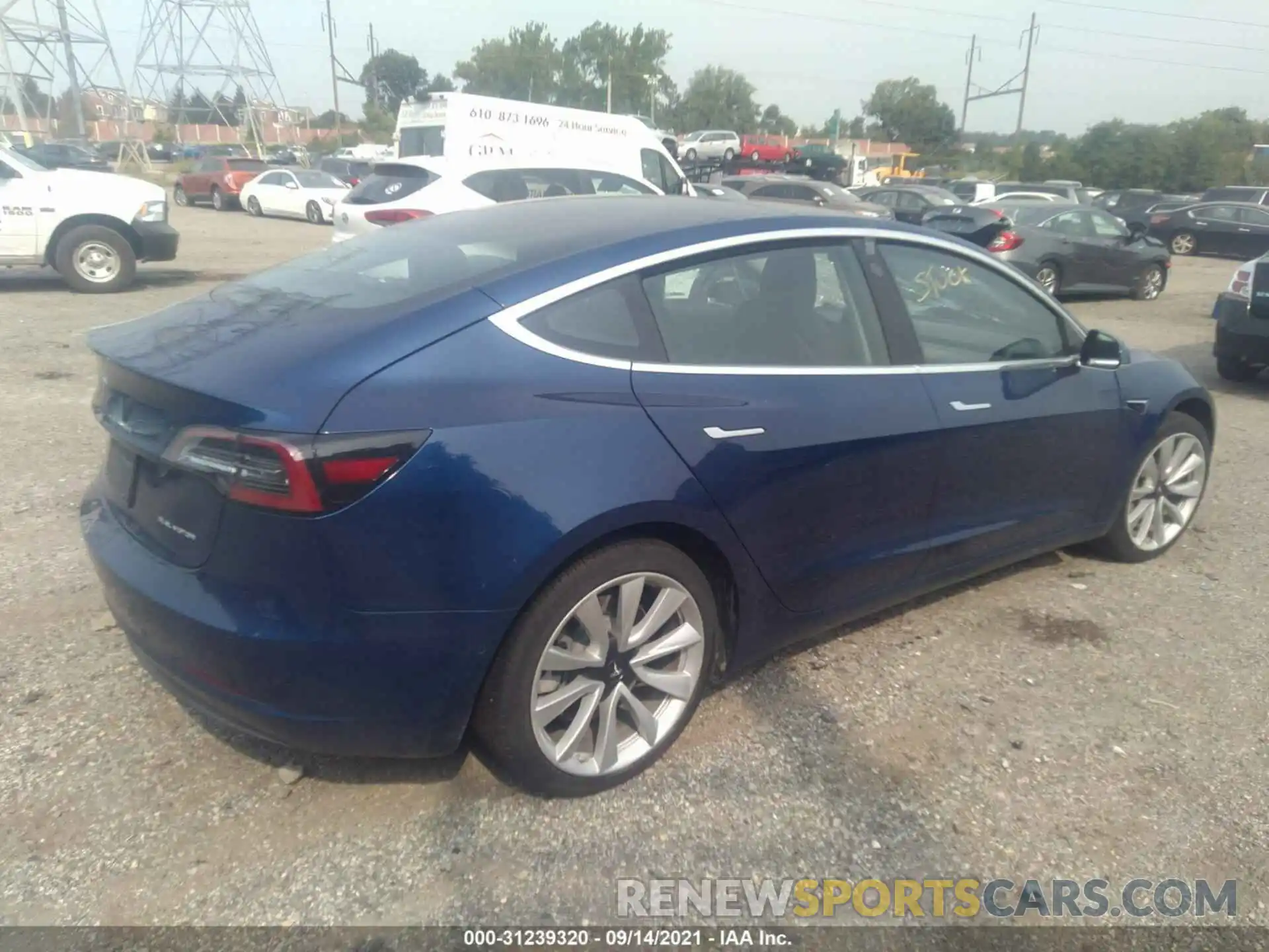 4 Photograph of a damaged car 5YJ3E1EB6LF620534 TESLA MODEL 3 2020