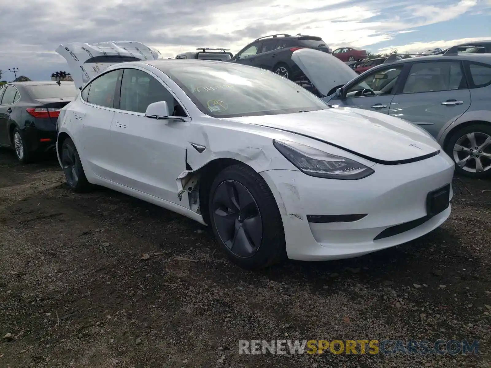 1 Фотография поврежденного автомобиля 5YJ3E1EB6LF628150 TESLA MODEL 3 2020