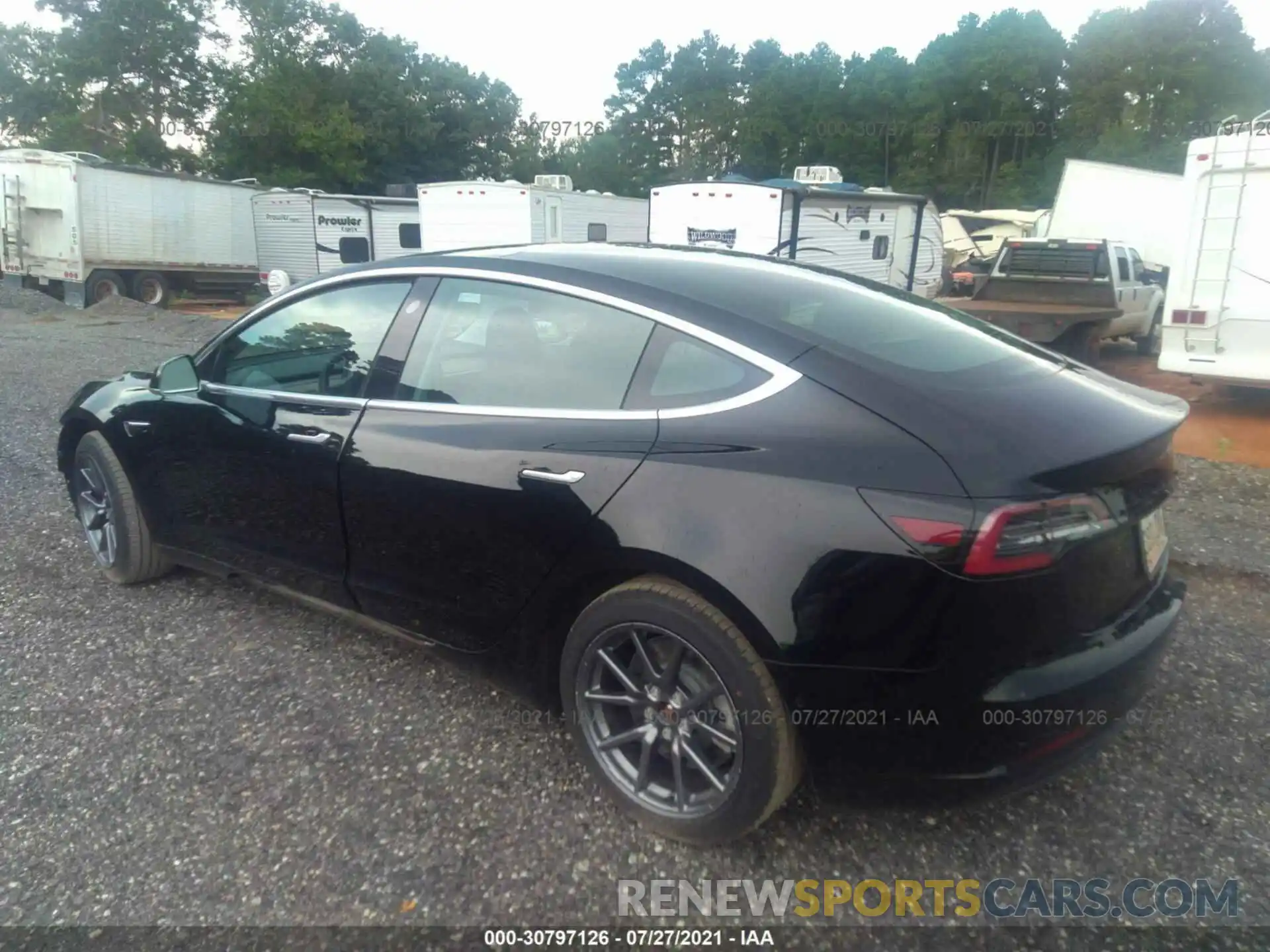 3 Photograph of a damaged car 5YJ3E1EB6LF635115 TESLA MODEL 3 2020